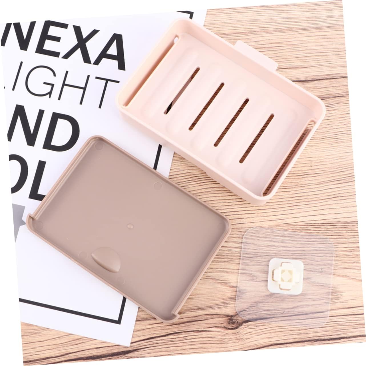 Ciieeo Practical Soap Mounted Dish Leak Proof Box for Bathroom