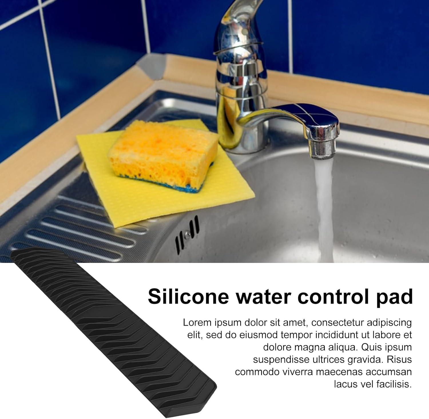 Flexible Silicone Soap Dish with Waterfall Drainage Non-Slip Multifunctional Organizer