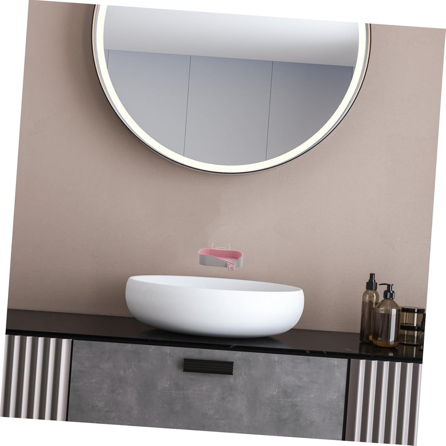 VALICLUD Wall Mounted Soap Dish with Hook for Bathroom