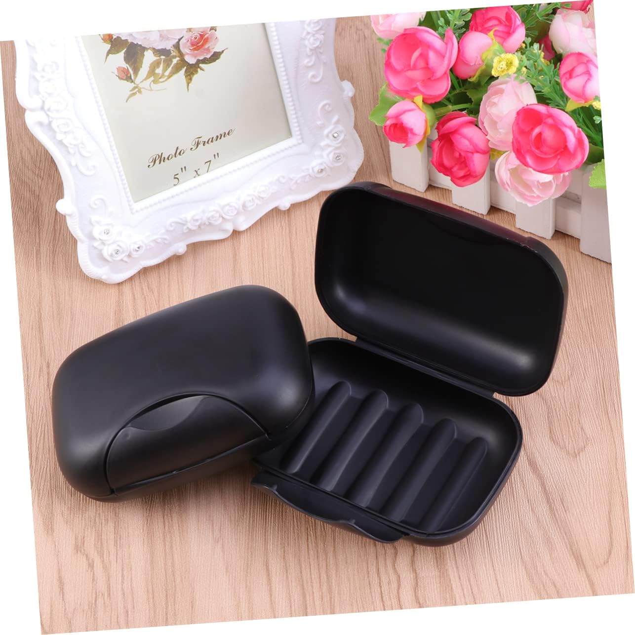 SOLUSTRE Portable Soap Case with Lock for Travel Hiking