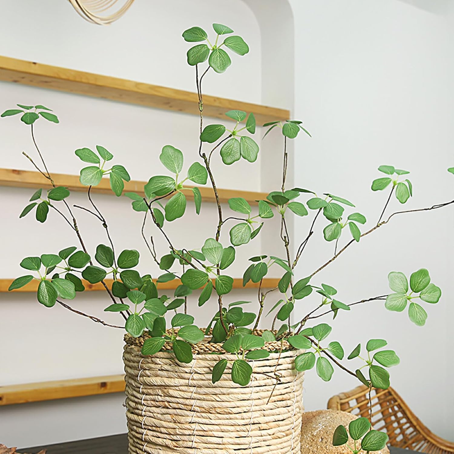 4 Pcs Artificial Greenery Plant Branches for Vase Decor
