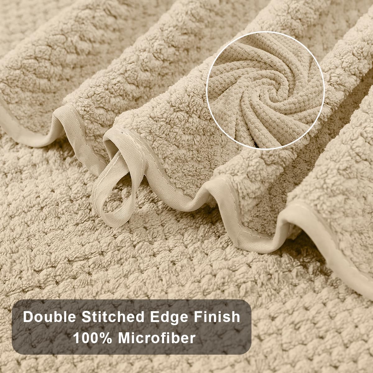 Hailea 4-Pack Bath Towels Set - 35x70 Inches