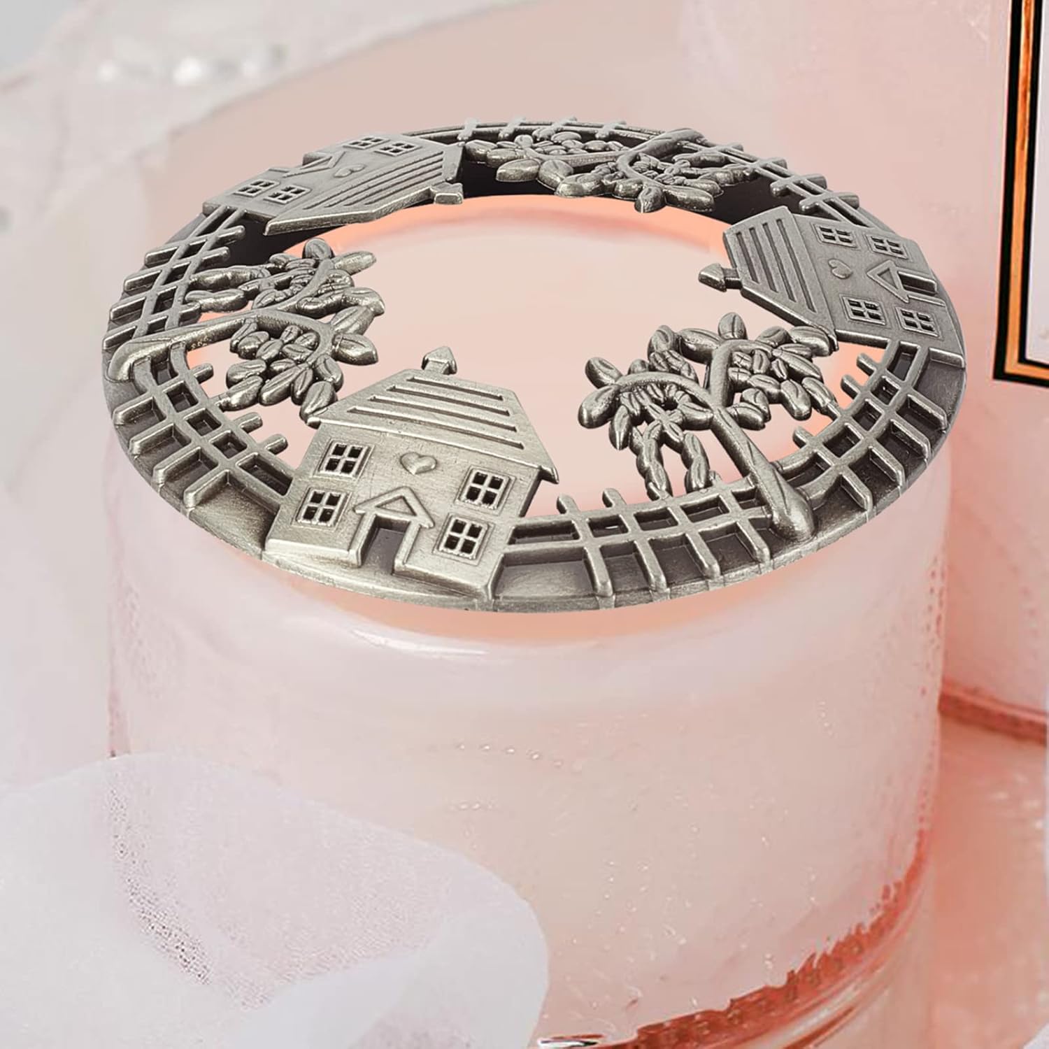 GORGECRAFT Antique House Candle Toppers for Women