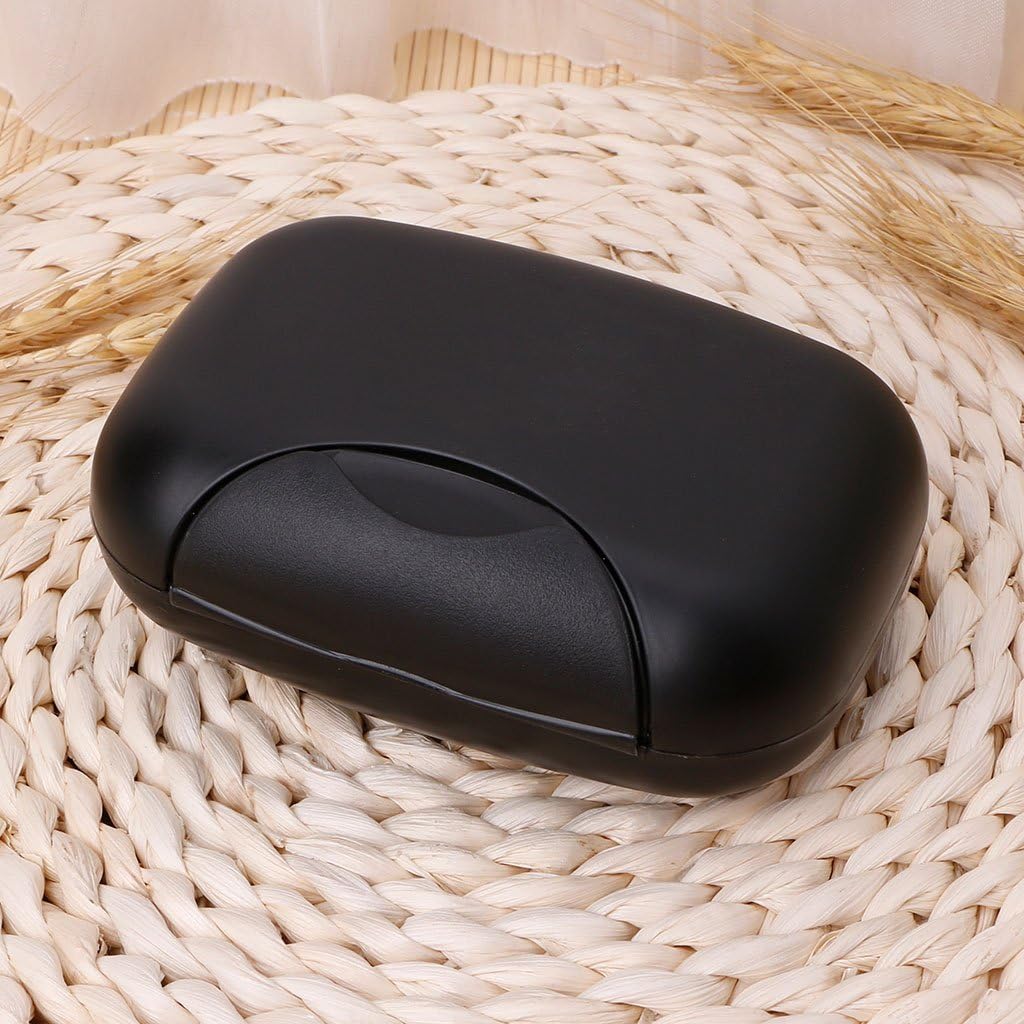 ZIRANU Travel Soap Dish Holder for Bathroom Shower Kitchen