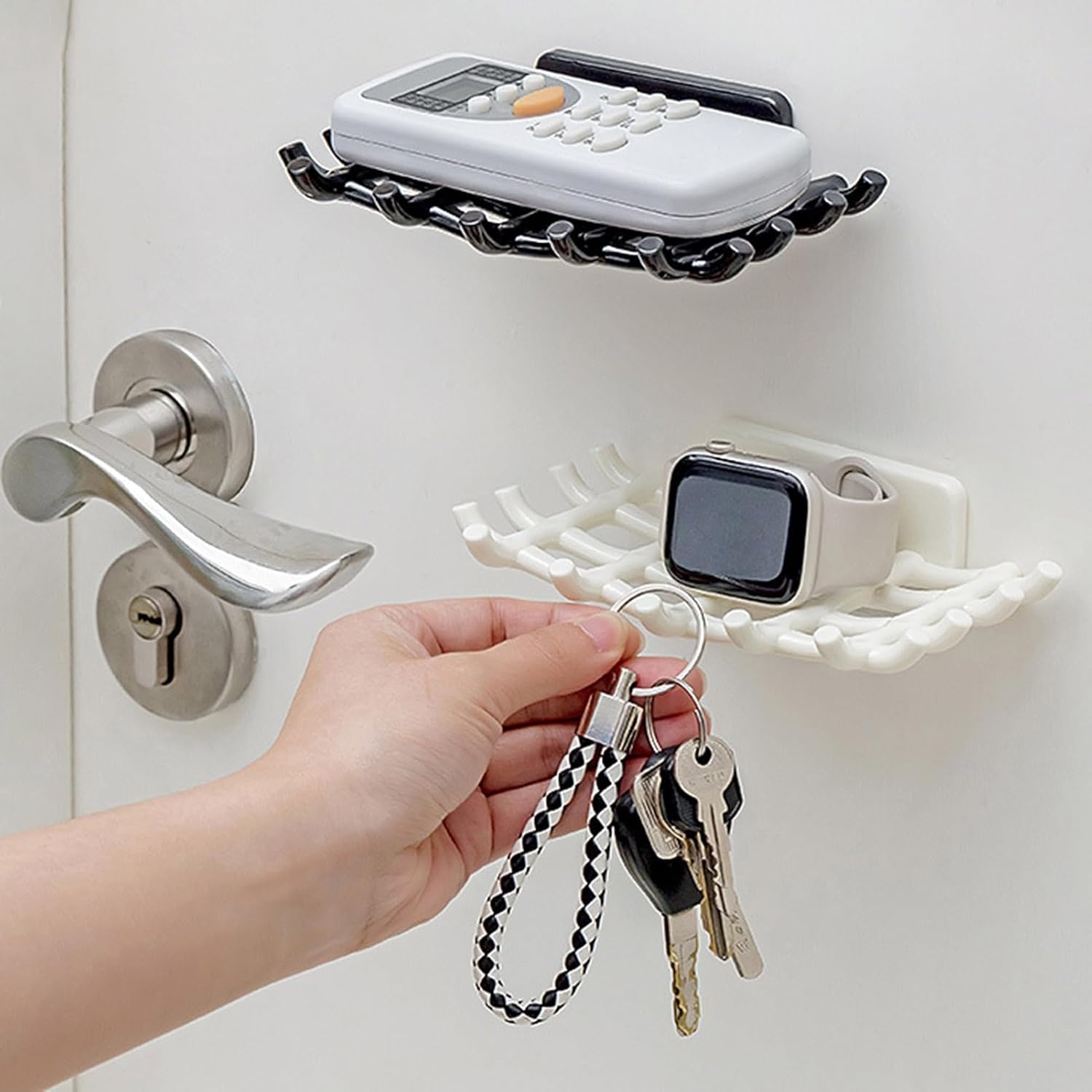 Loyliawa Soap Rack with Multi Hooks and Quick Drainage