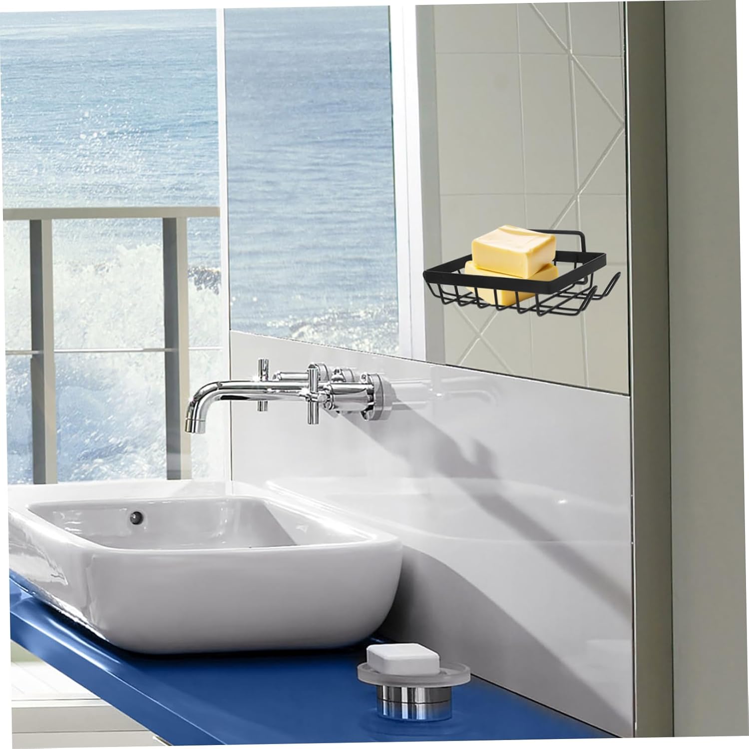 PRETYZOOM Wall Mounted Soap Holder Suction