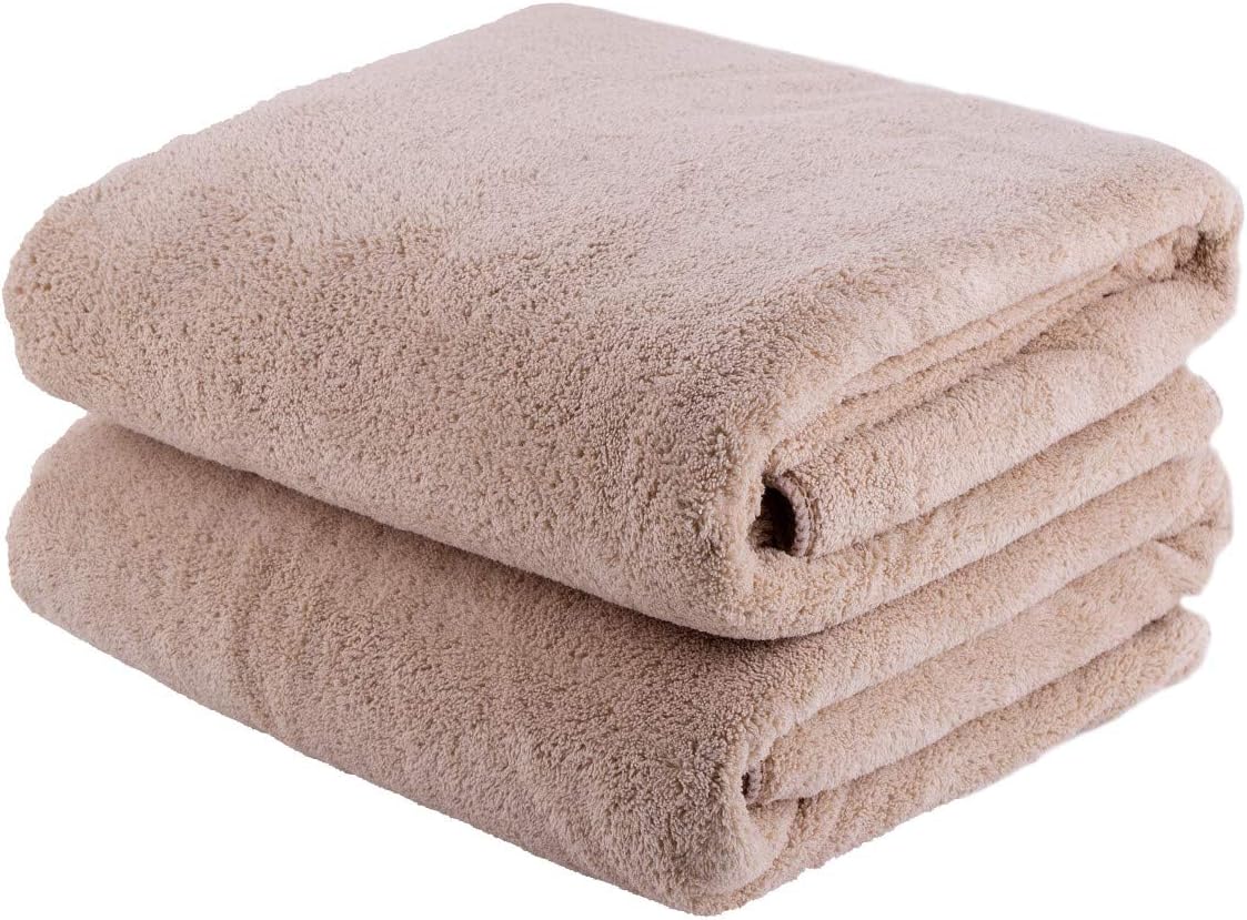JML Luxury Spa Bath Towels 2 Pack 30x60 - 350GSM Fleece