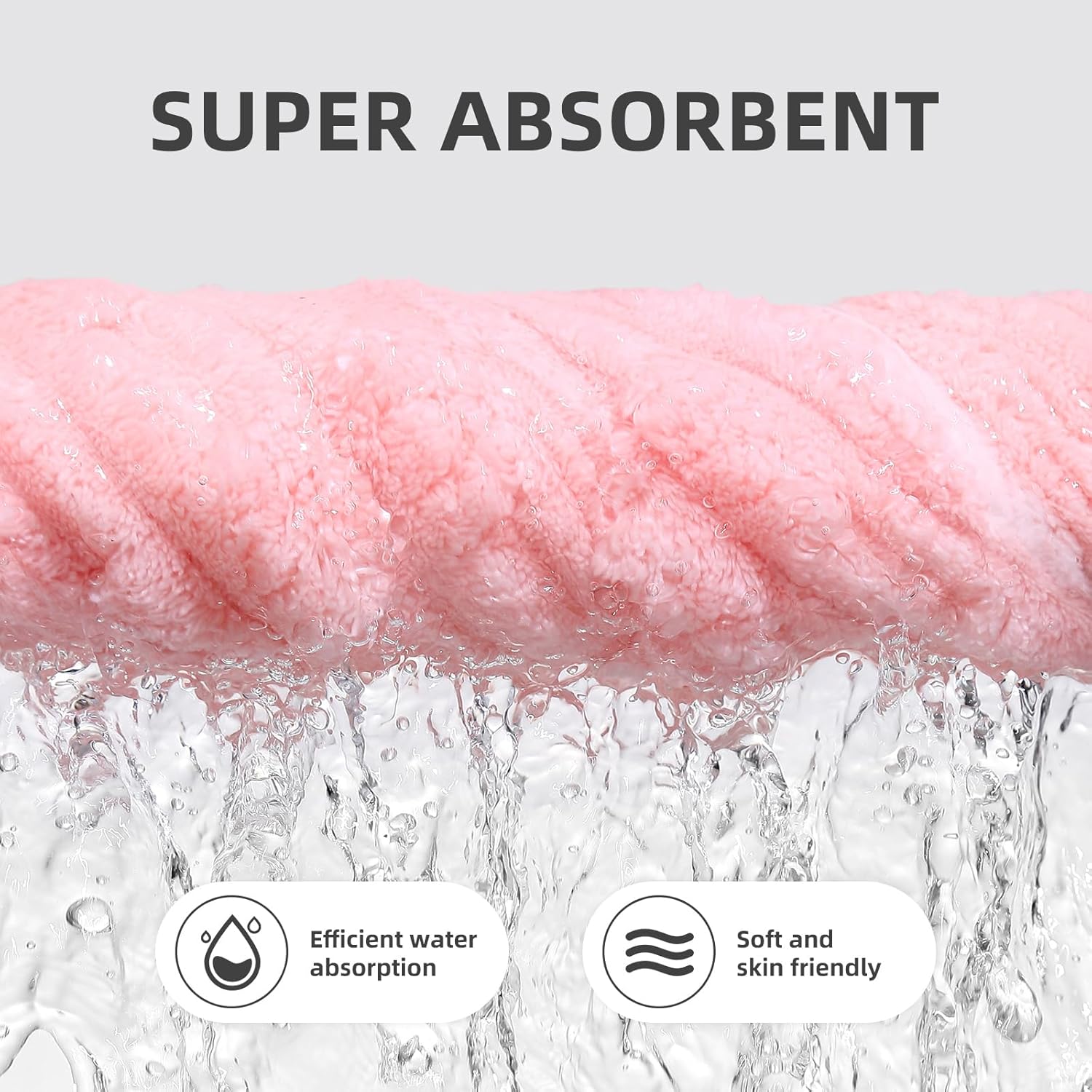 ANKING 40x80 Inch Bath Sheets Set of 6 Super Soft Quick Dry