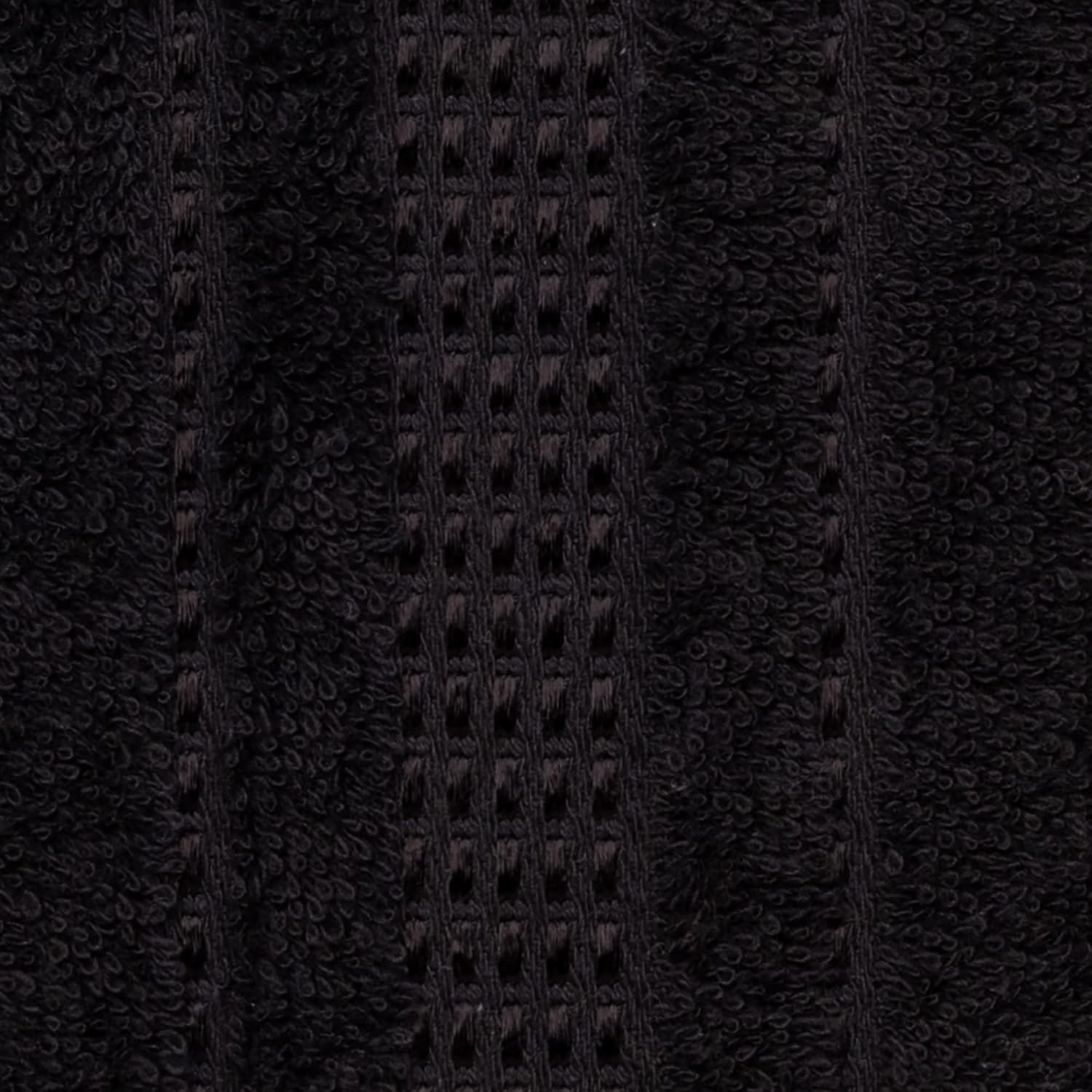 Melissa Linen 2 Piece Jet Black Bath Towels