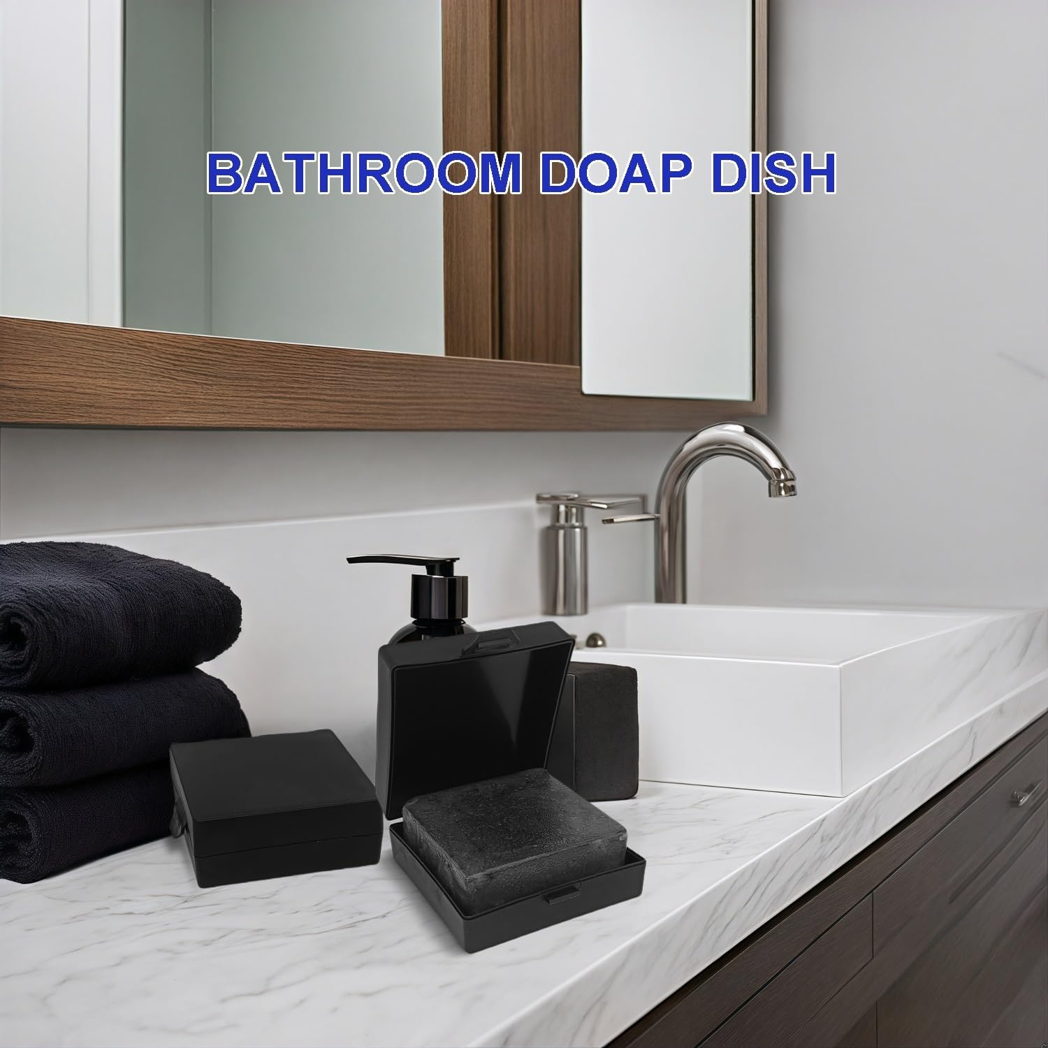 Elimeta Soap Holder 2 Pack - Waterproof Travel Case with Lid
