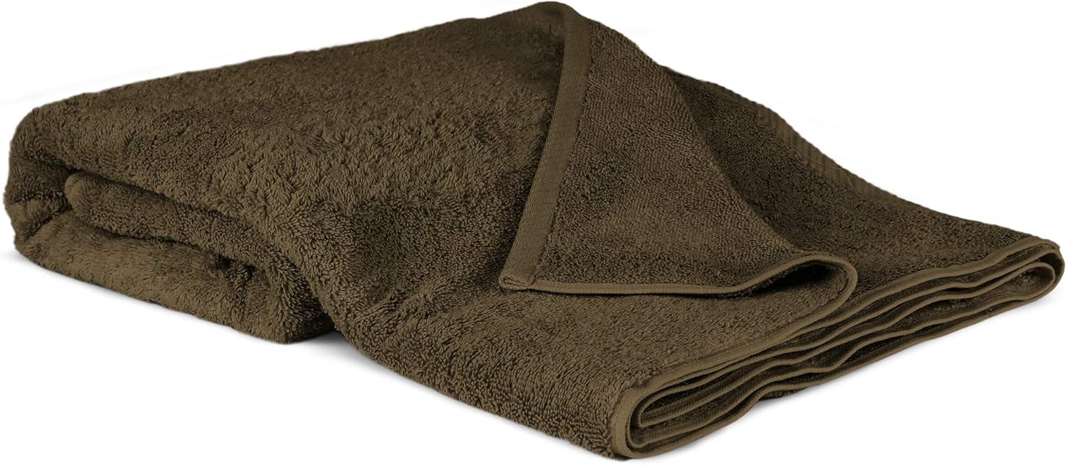 Chakir Turkish Linens Premium Cotton Bath Towel - 40 x 80 Cocoa