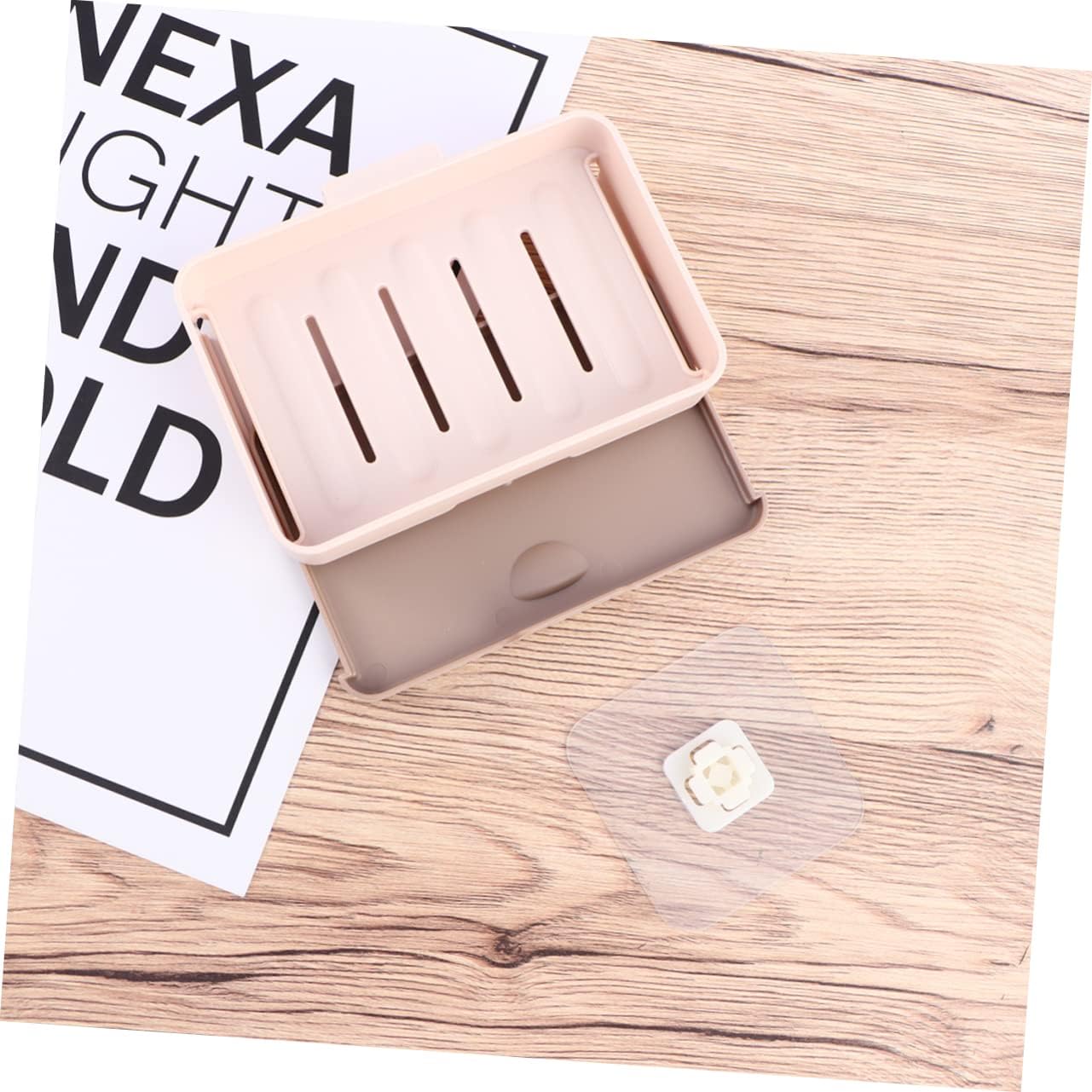 Hoement Leak Proof Soap Dish Wall Mounted Holder