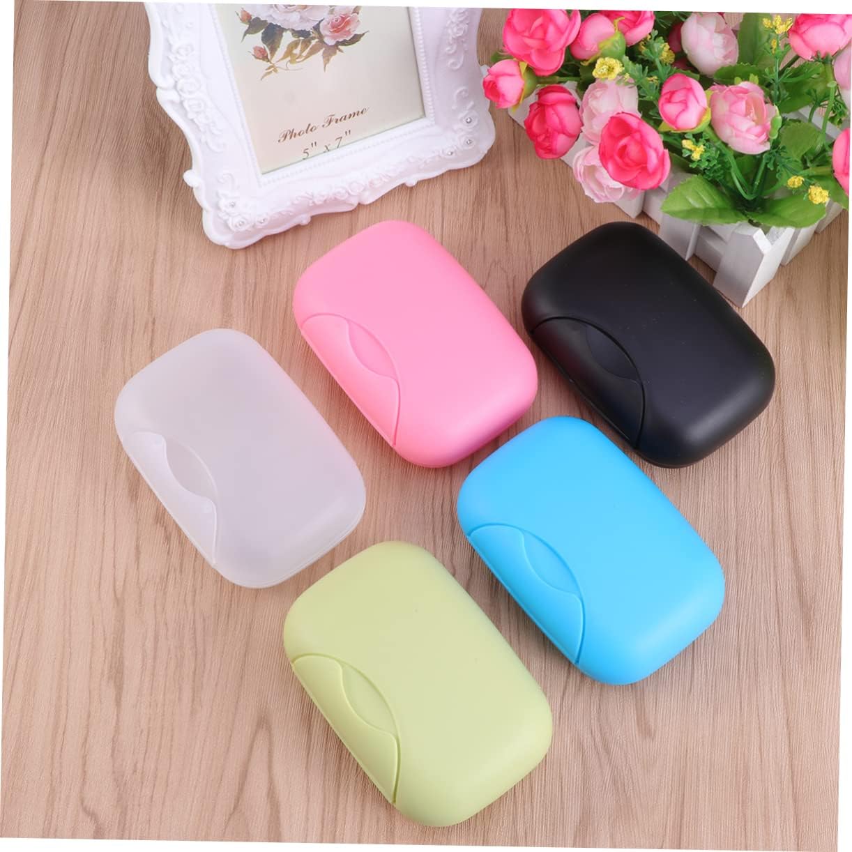 Garneck Compact Soap Holder Lock Leakproof Travel Size