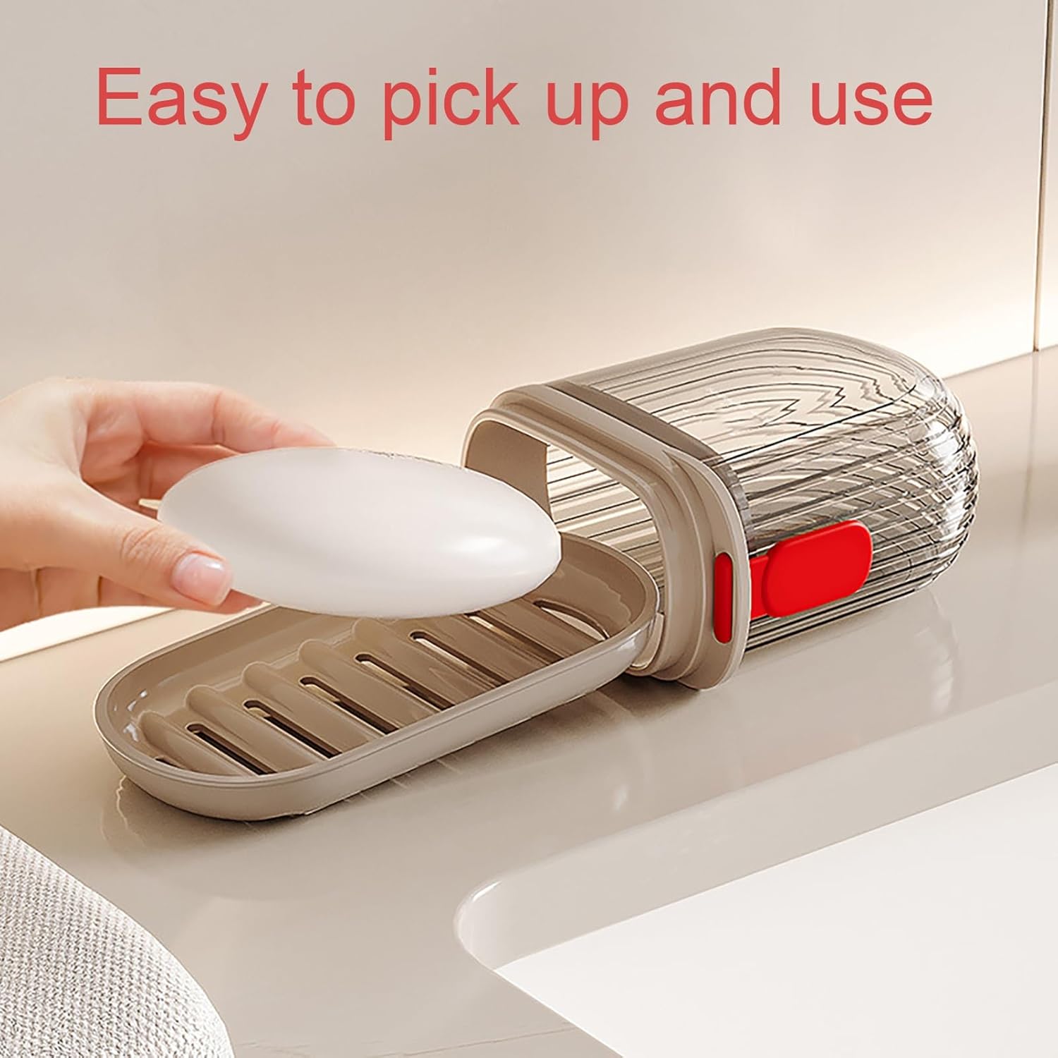 Loyliawa Soap Dishes with Drainage and Lock Design