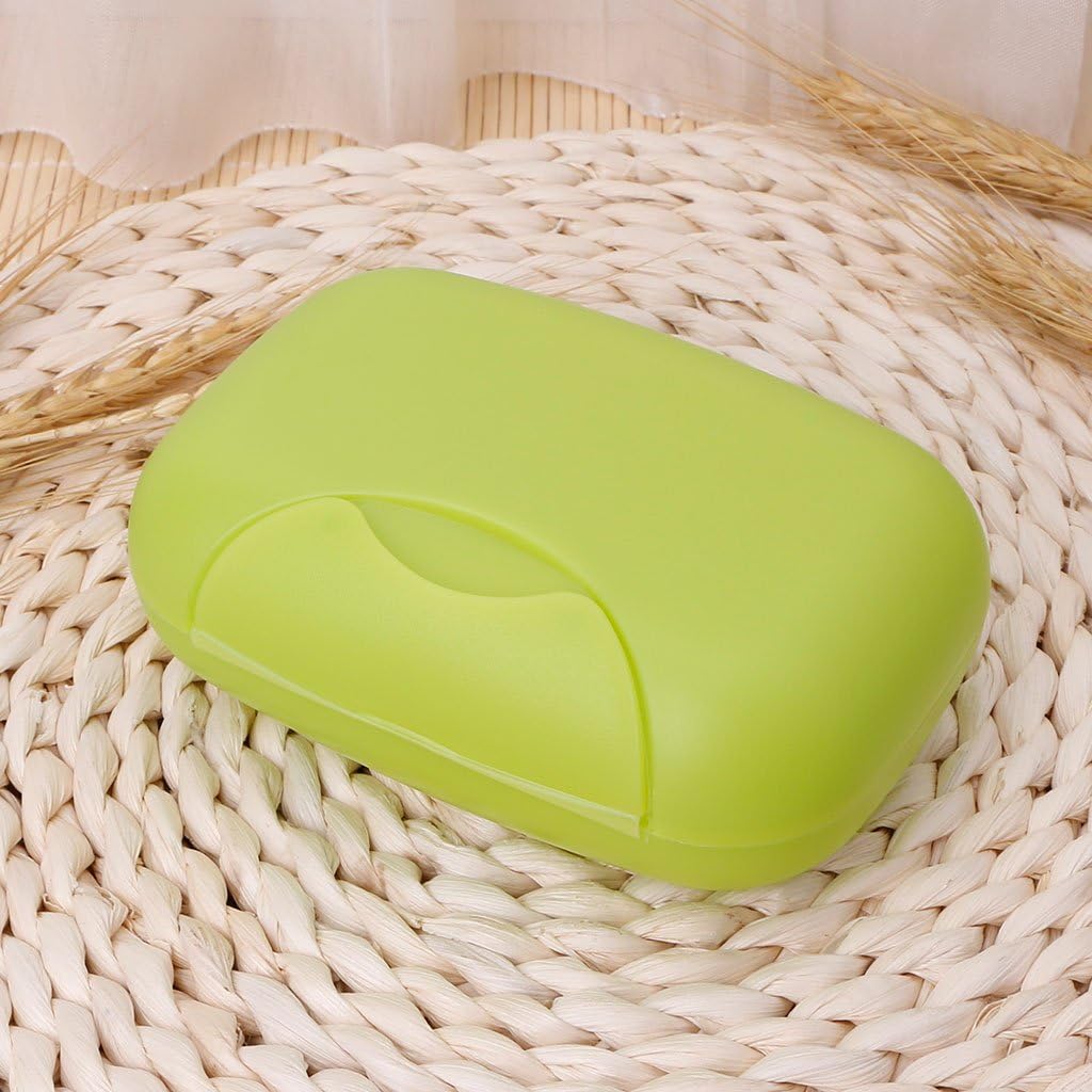 ZIRANU Travel Soap Dish Holder for Bathroom Shower Kitchen