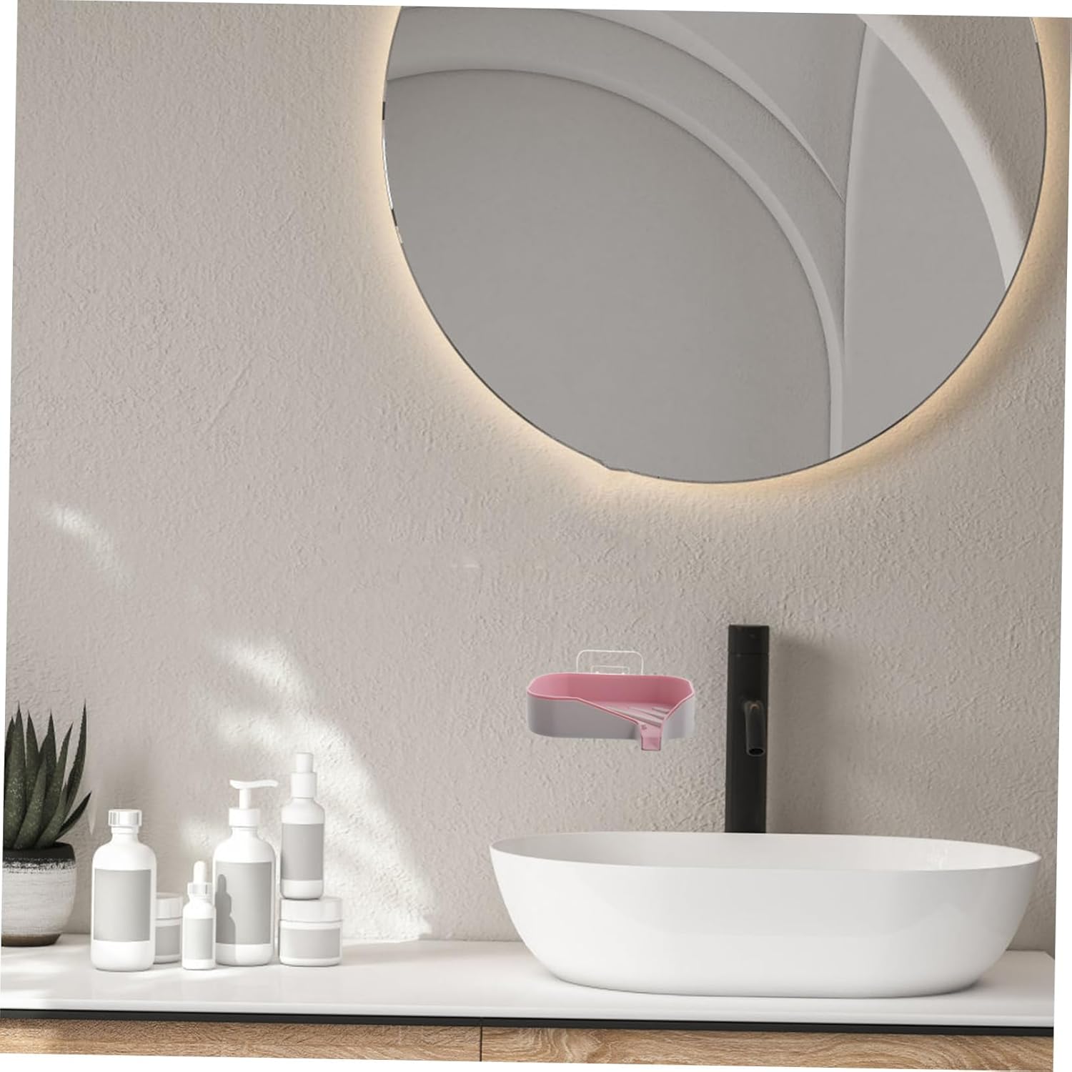 DRESSOOS Wall-mounted Soap Holder with Drainage Holes 1