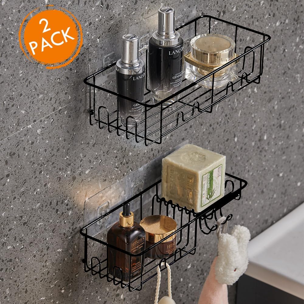 Leeda 2-Tier Soap Dish Holder Shower Caddy Organizer