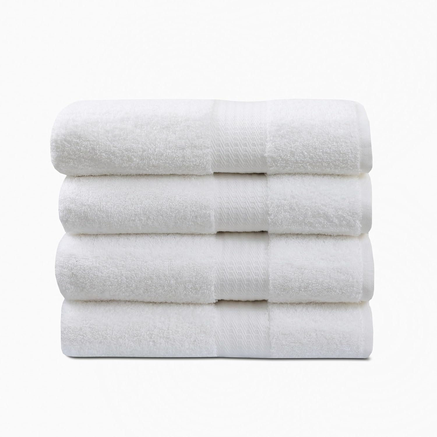 1888 Mills 4 Pack Bath Towel Set White
