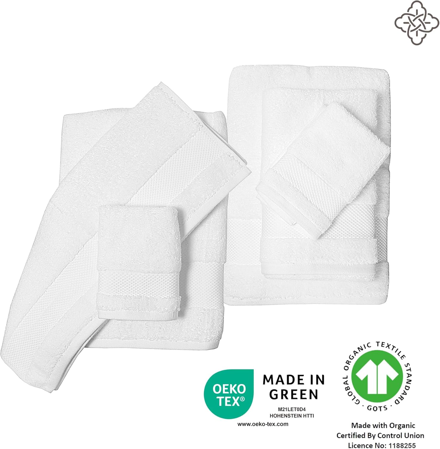 BIOWEAVES Organic Cotton Bath Towels Pack of 2
