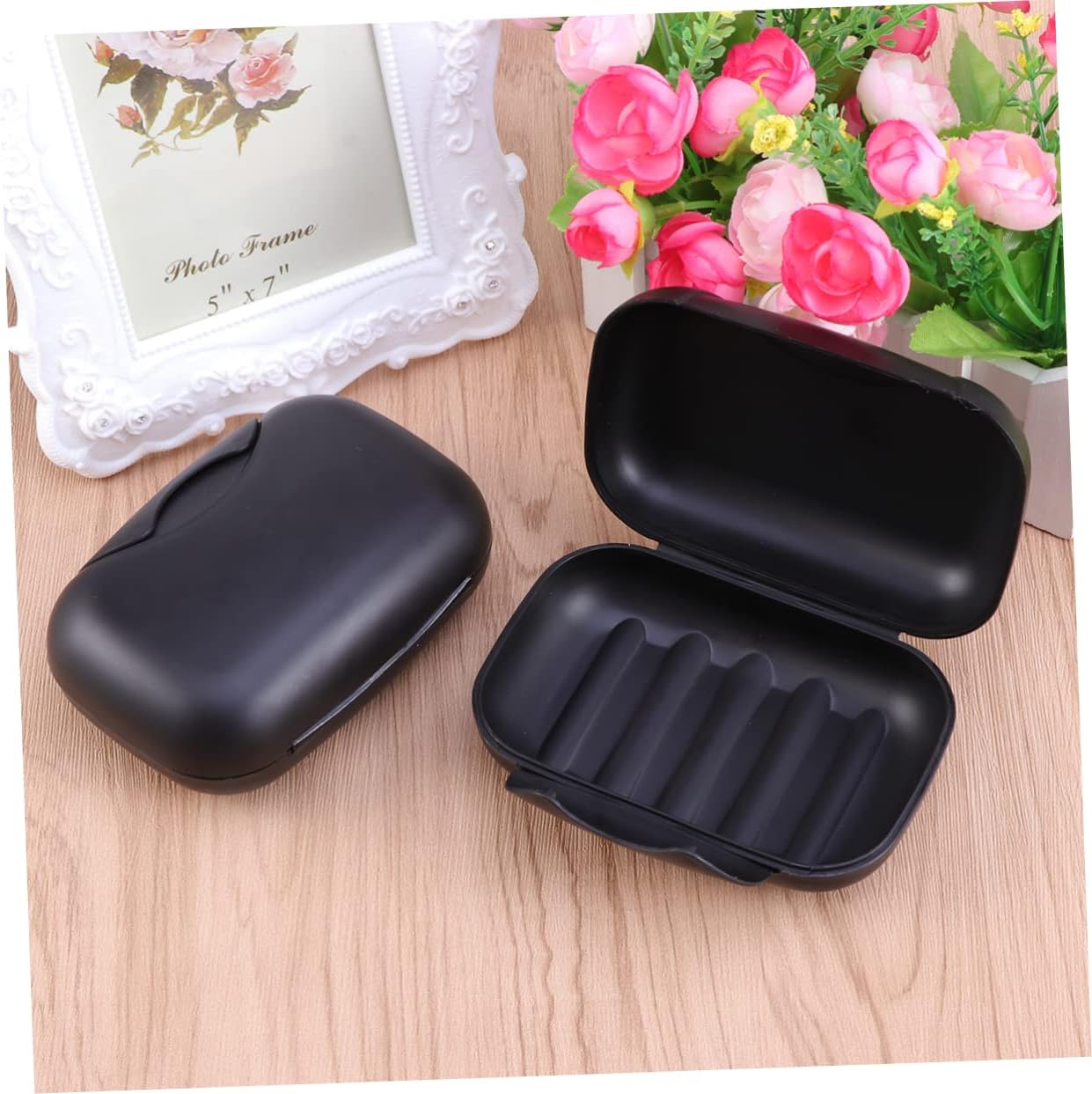 SOLUSTRE Portable Soap Case with Lock for Travel Hiking