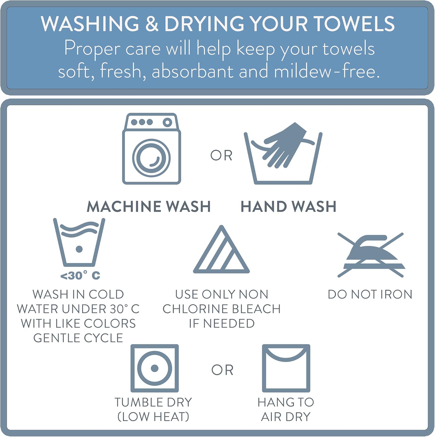 NY Loft 100 Cotton Bath Towel Set 4 Pack