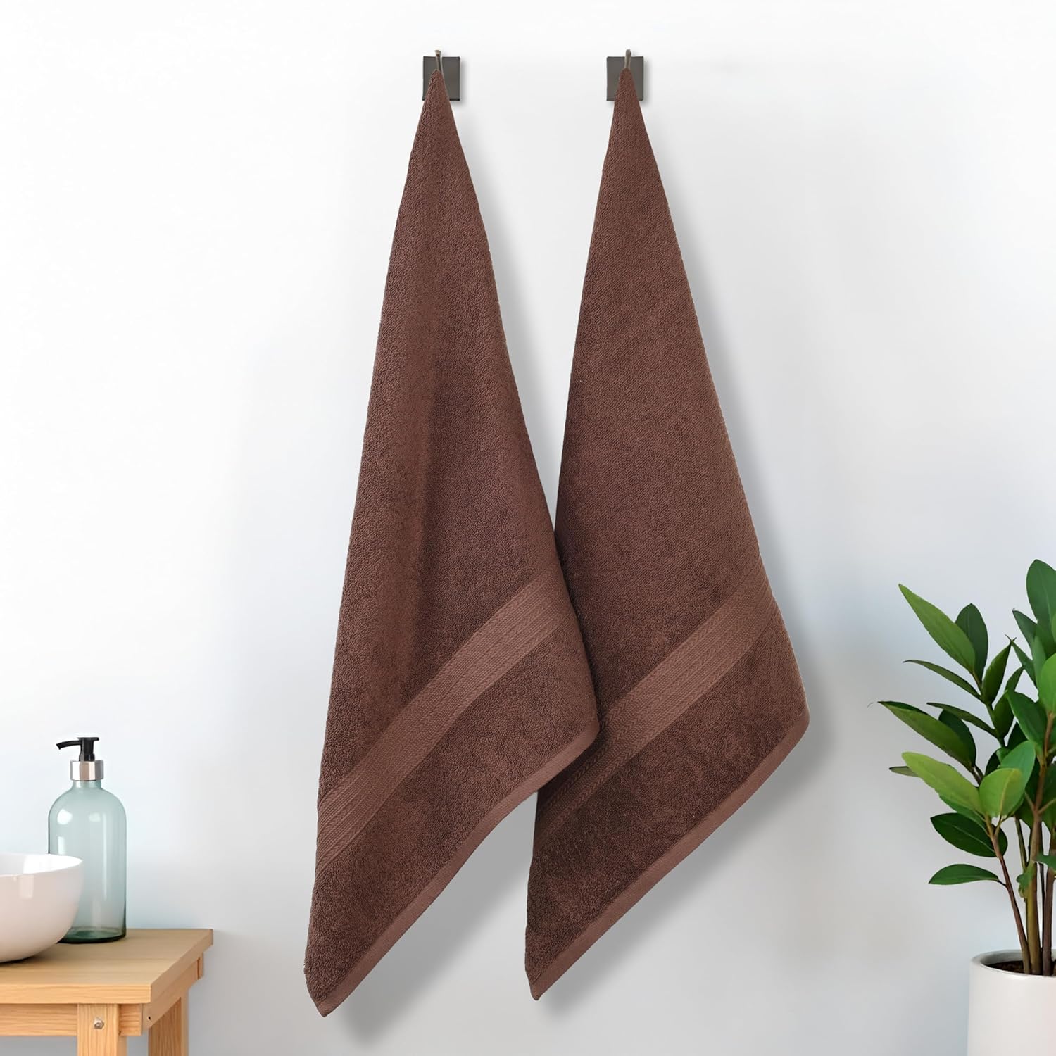 Superior Eco-Friendly Cotton 2-Piece Bath Sheet Set