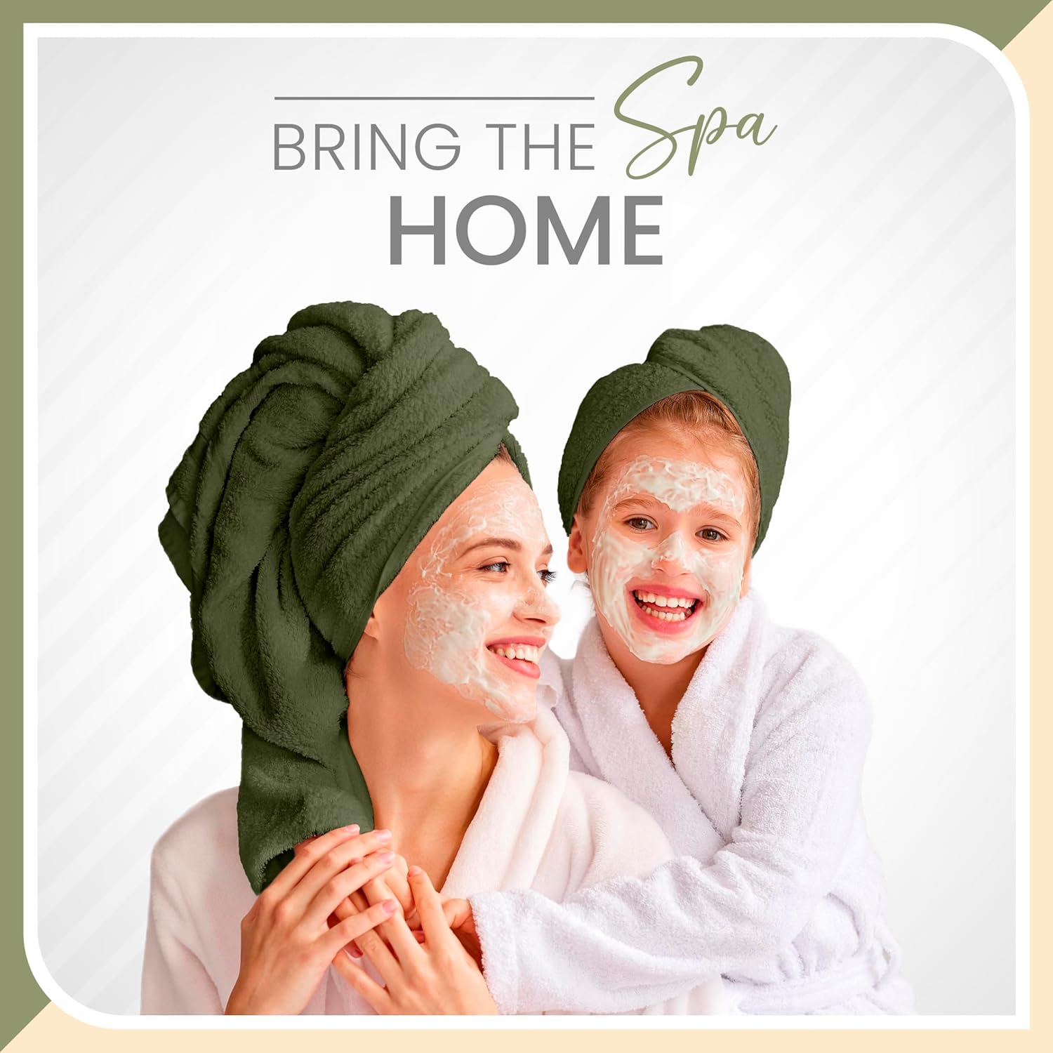 Martex 6-Piece Dark Green Cotton Towel Set