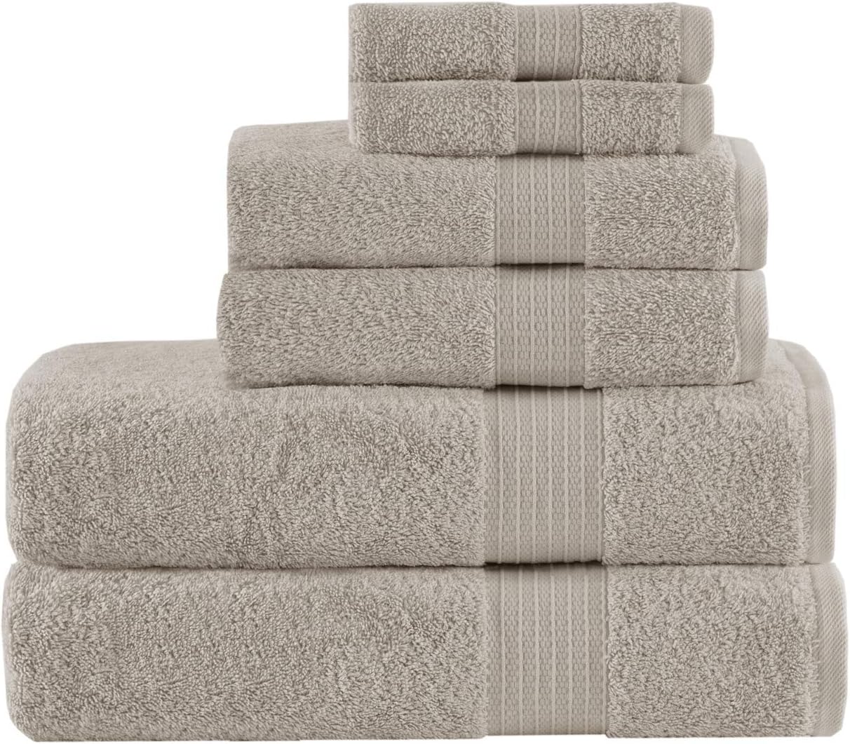Madison Park Organic Cotton Towel Set Hotel Quality Tan