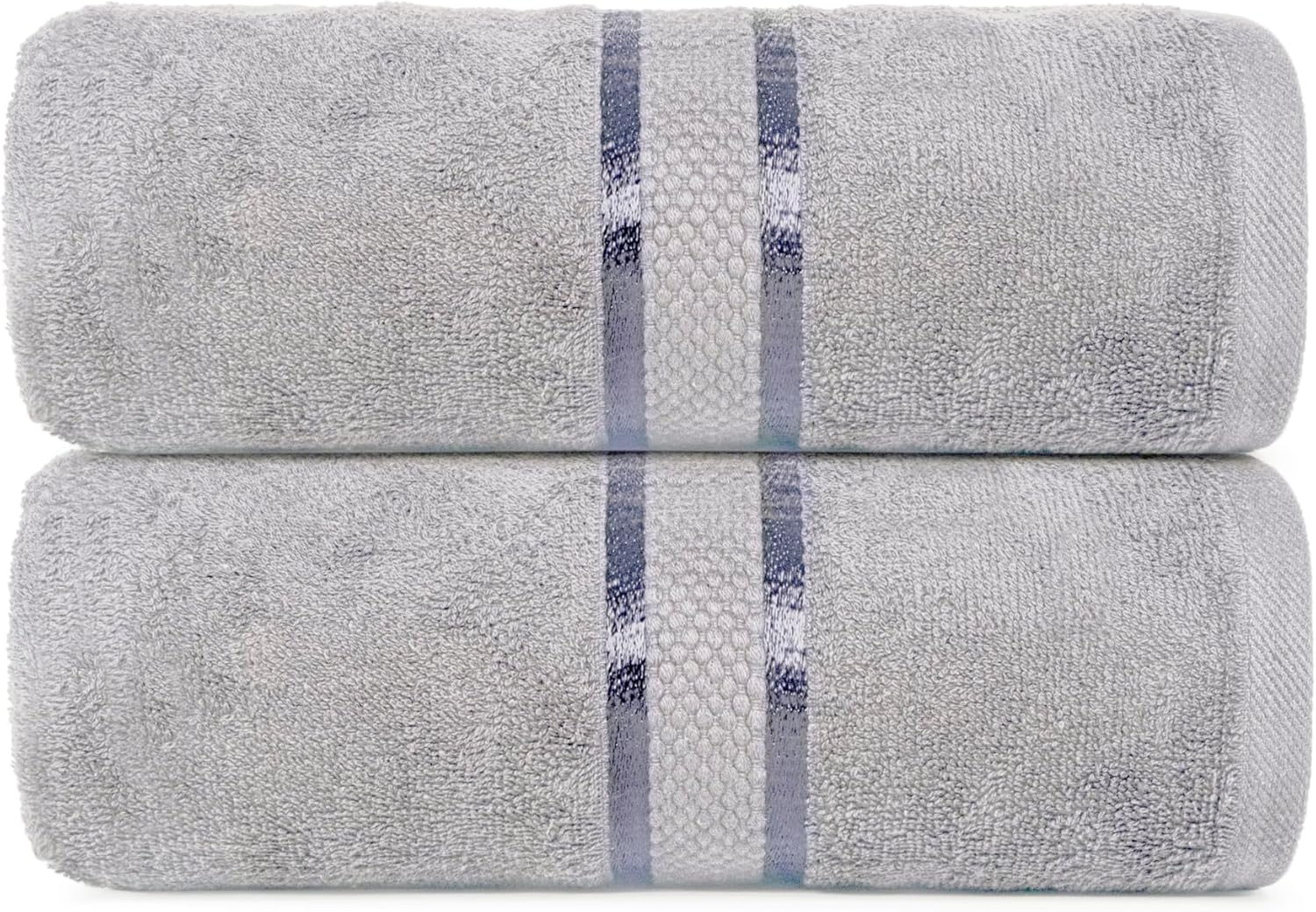 Chic Light Grey 2-Piece Bath Sheet Set - Premium Cotton Towels