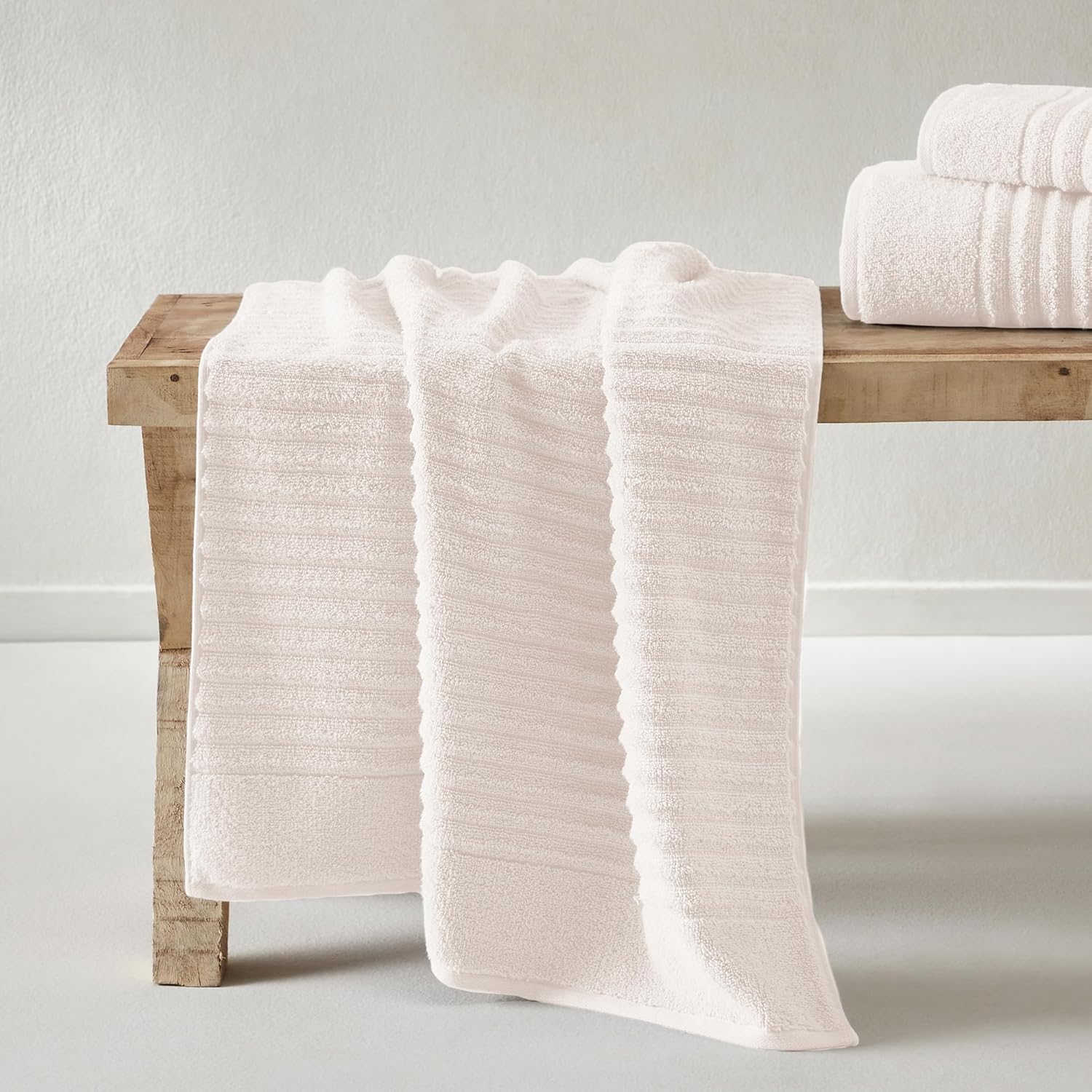Great Bay Home Blush Bath Towel Set - 6 Piece Luxury Cotton