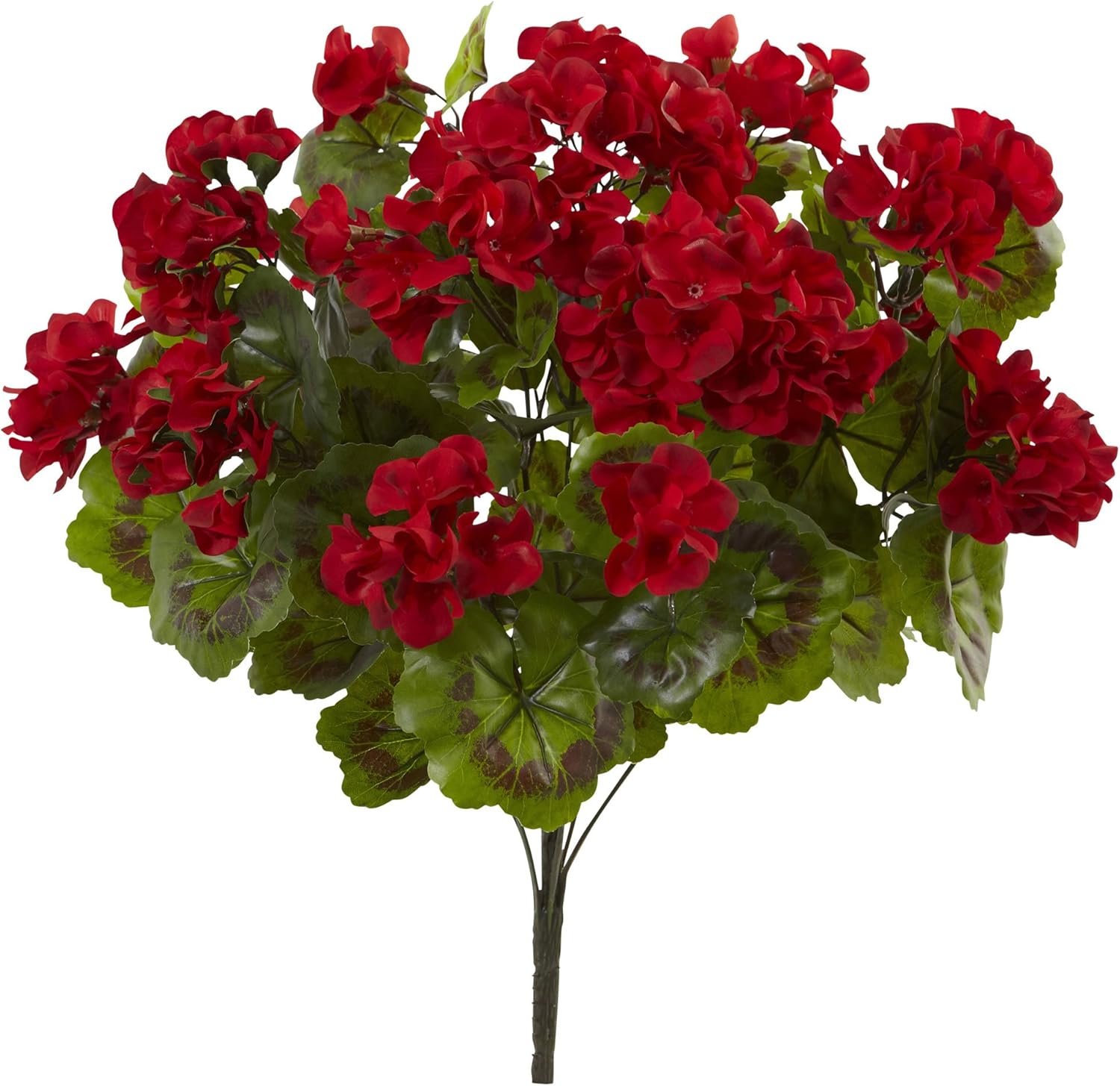 Nearly Natural Geranium Artificial Bush Set of 3