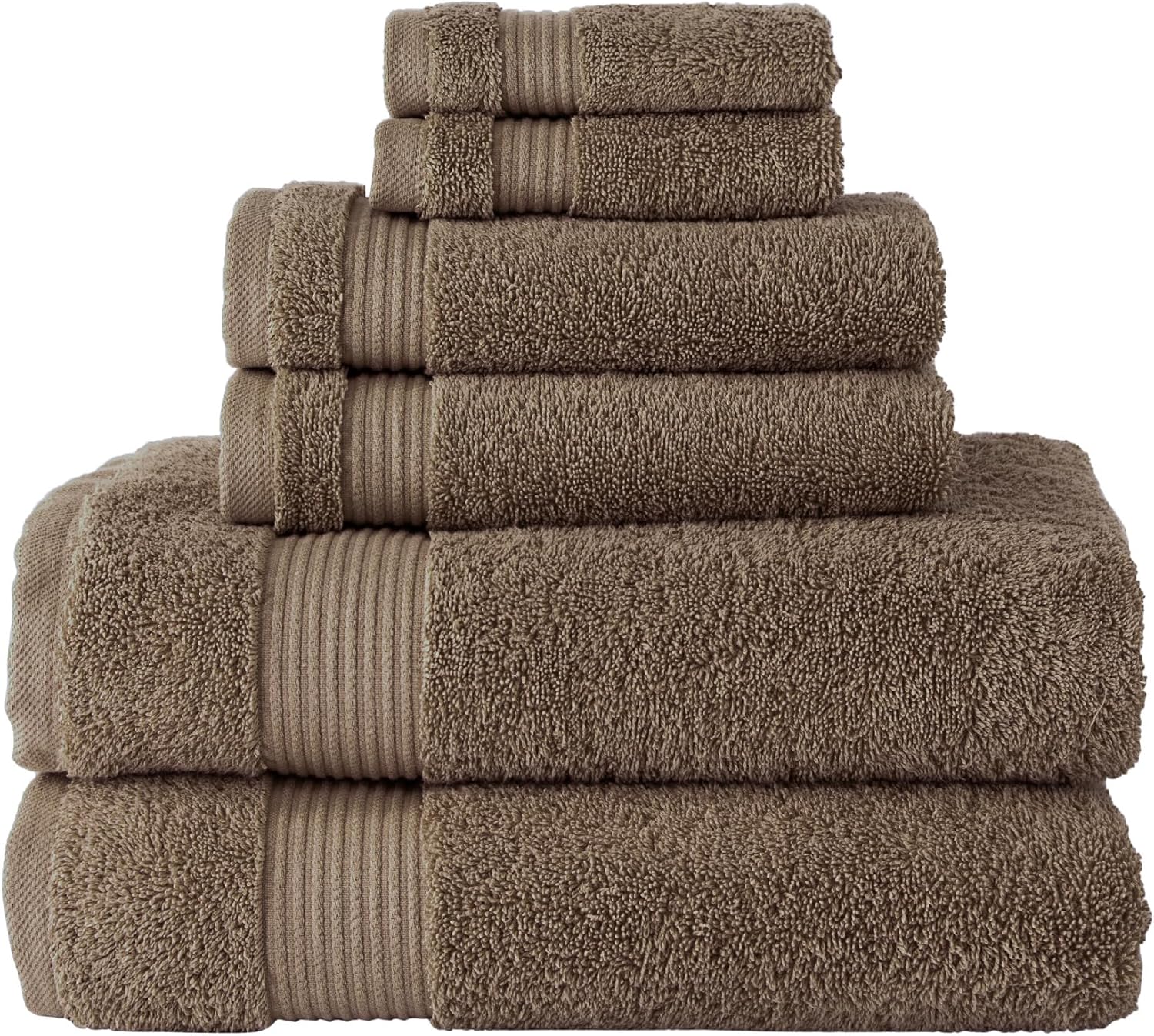 Classic Turkish Towels CTT - 6 Piece Luxury Set 100 Turkish Cotton