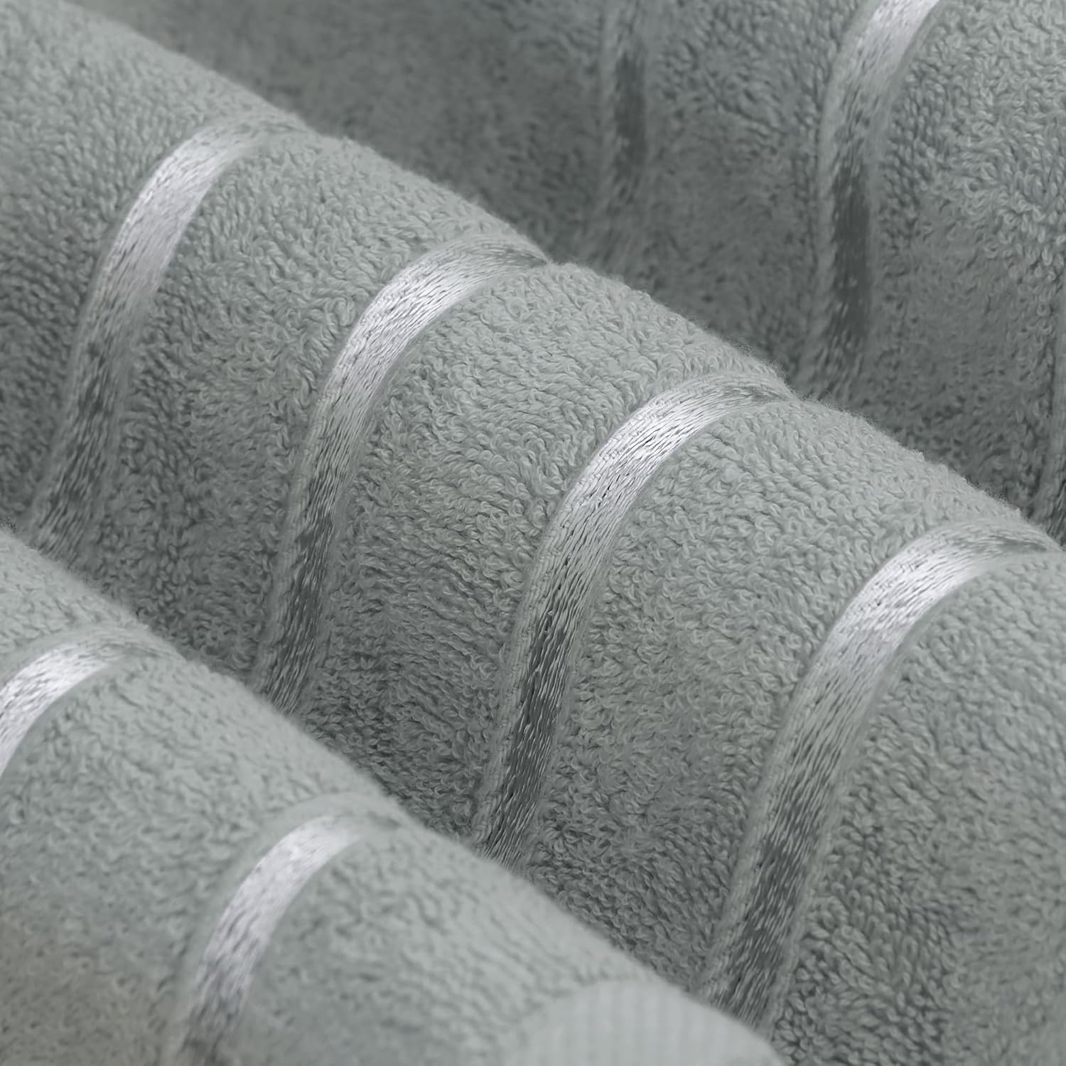 Utopia Towels 4 Pack Cool Grey Bath Towels