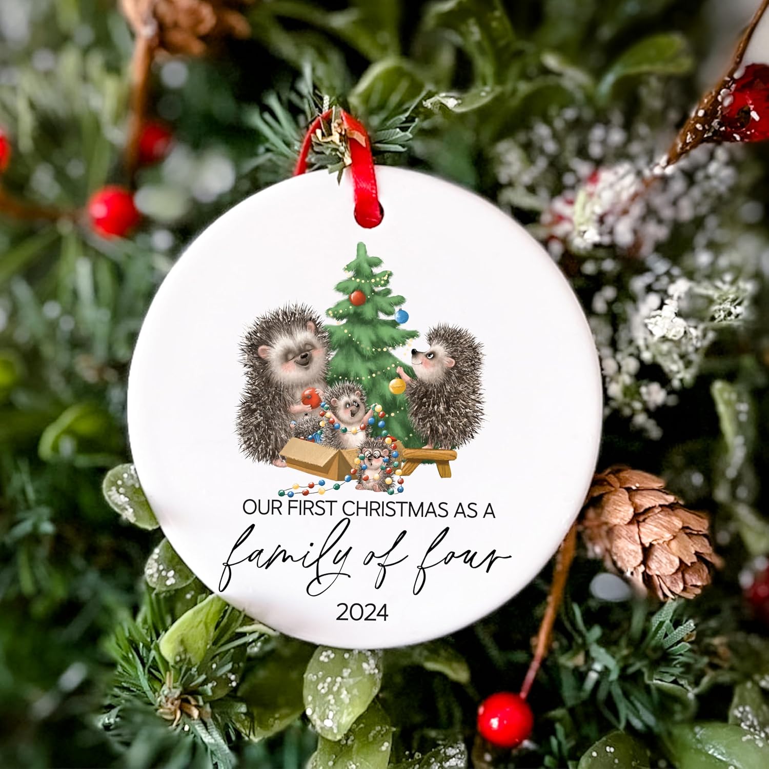 Yippee Daisy Family Christmas Ornament 2024