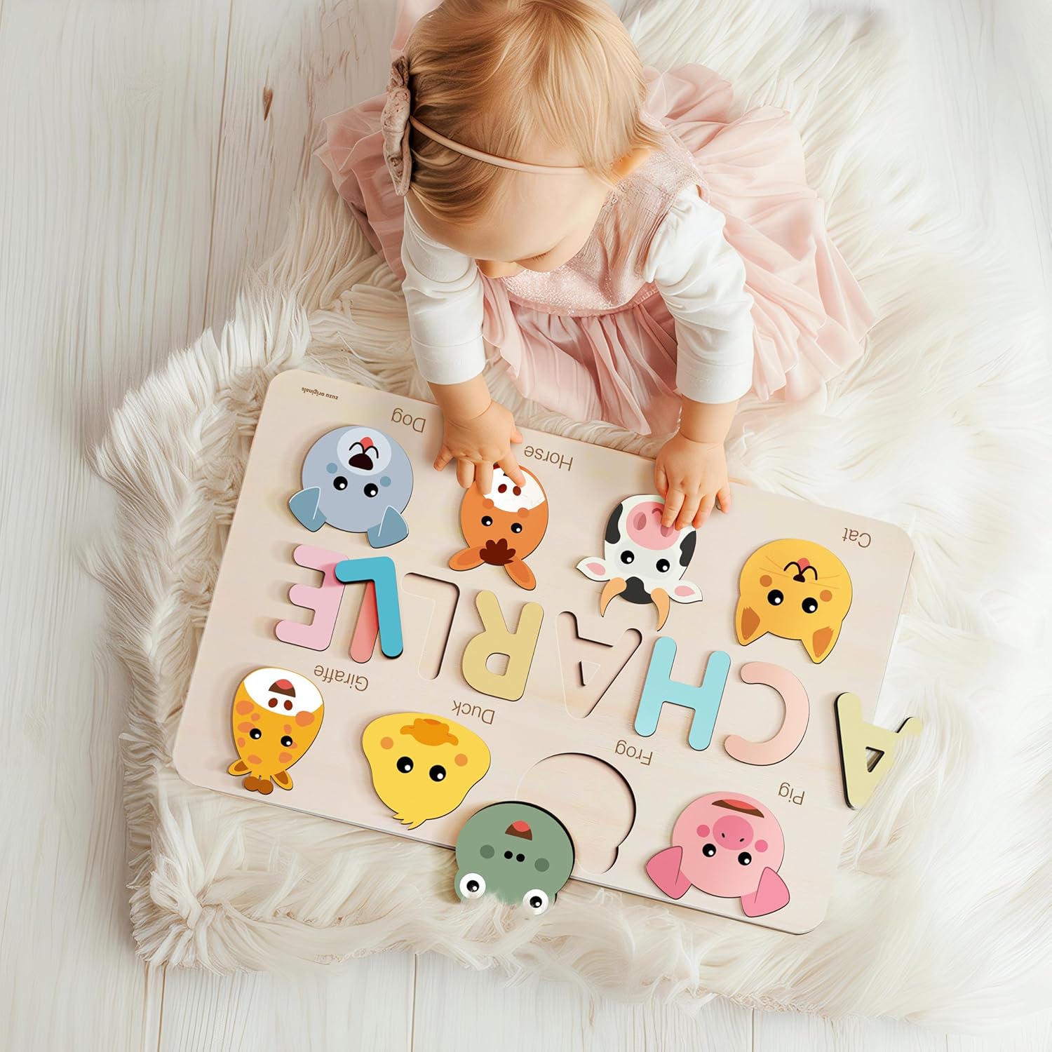 Zuzu Puzzle Personalized Name Puzzle for Toddlers