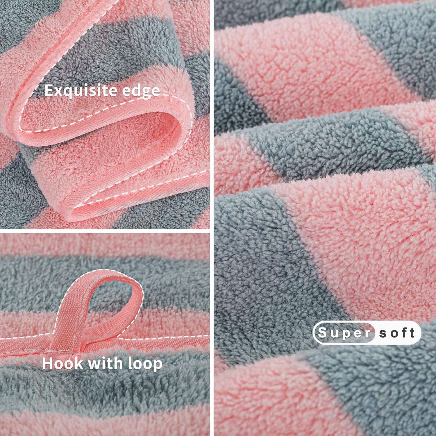 OLESTER Oversize Microfiber Bath Towel Set 1