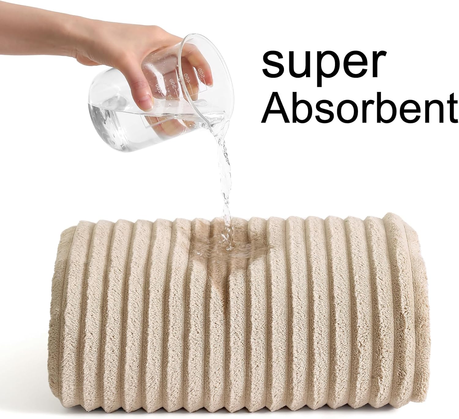 Robmic 40x80 Inch Luxury Microfiber Bath Sheet