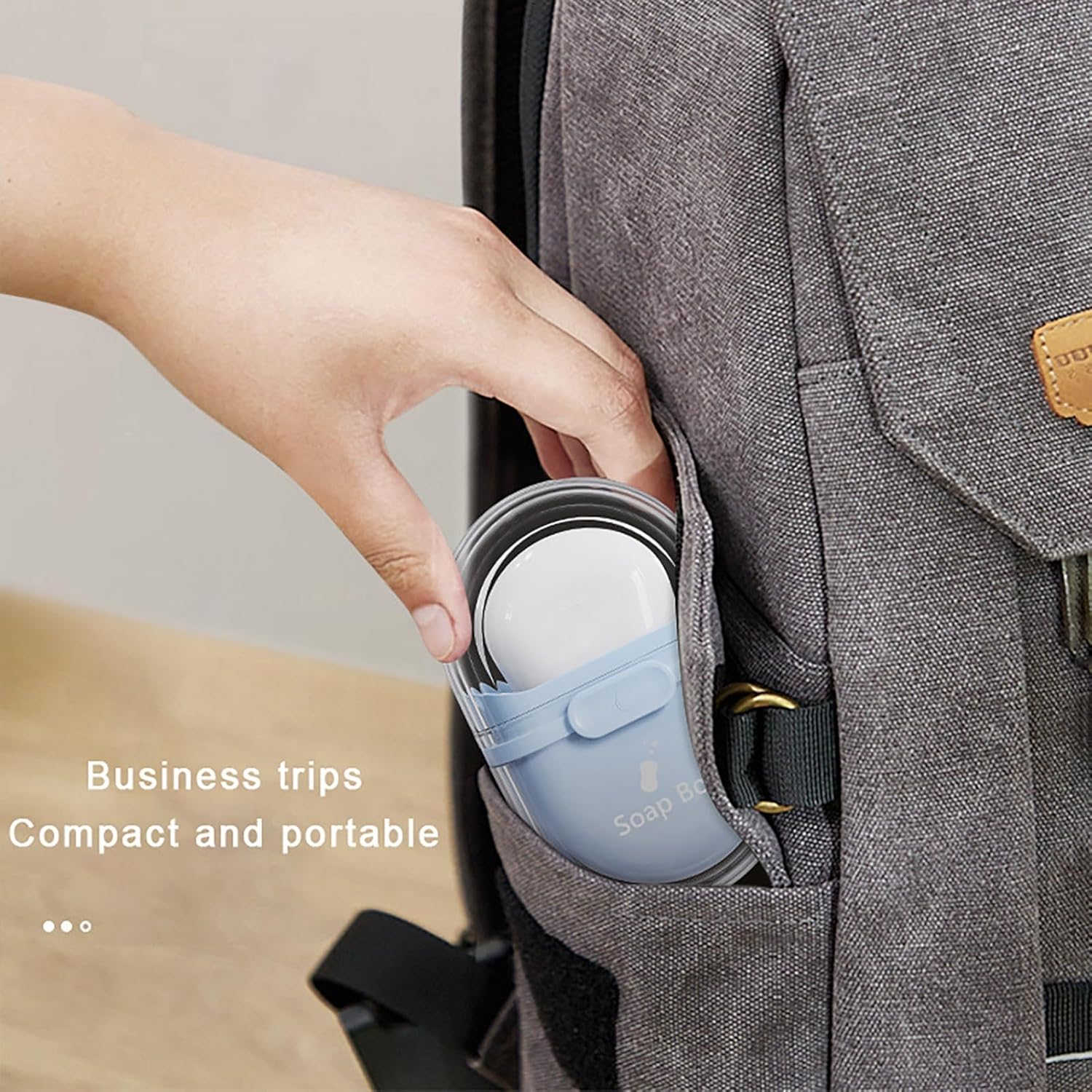 Travel Soap Box with Drainage and Lock Design 1