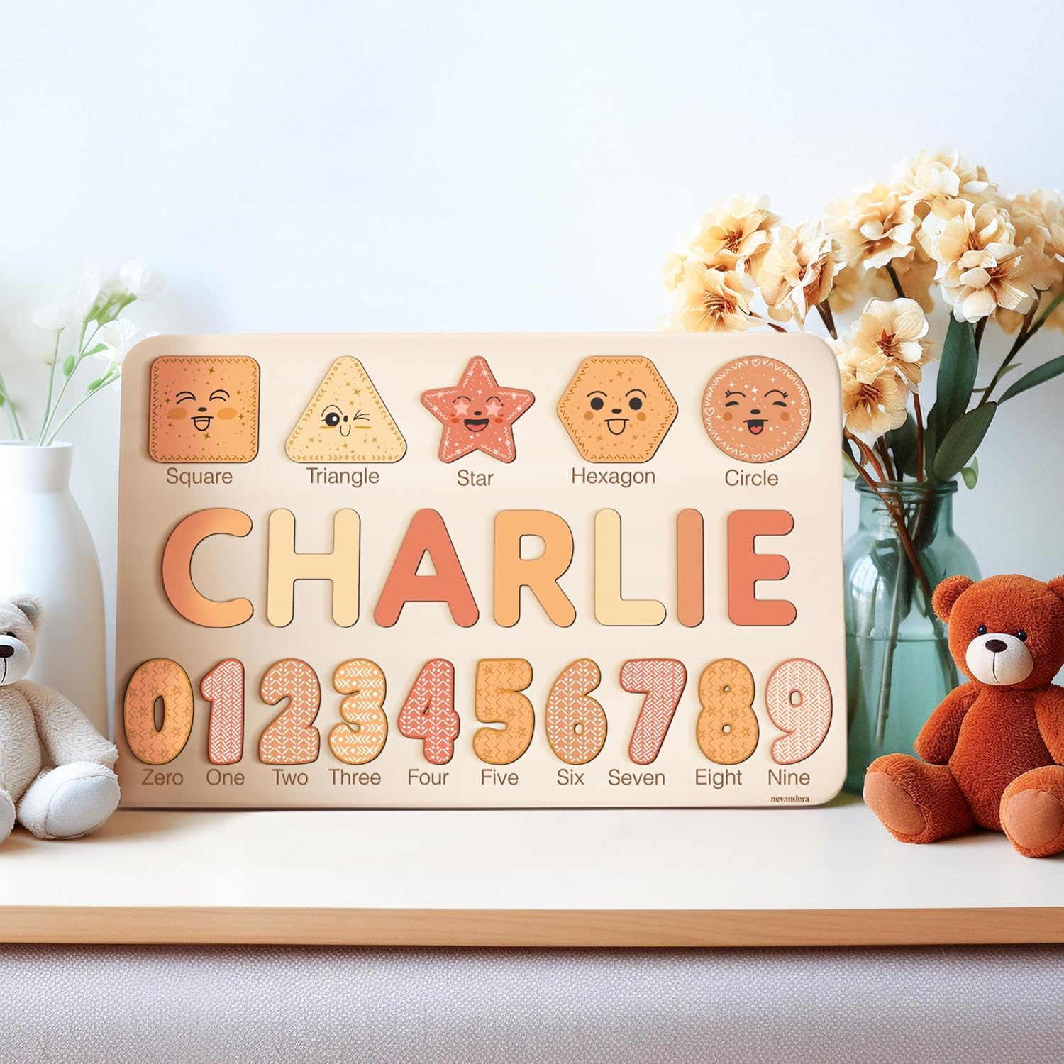 Personalized Wooden Name Puzzle for Kids