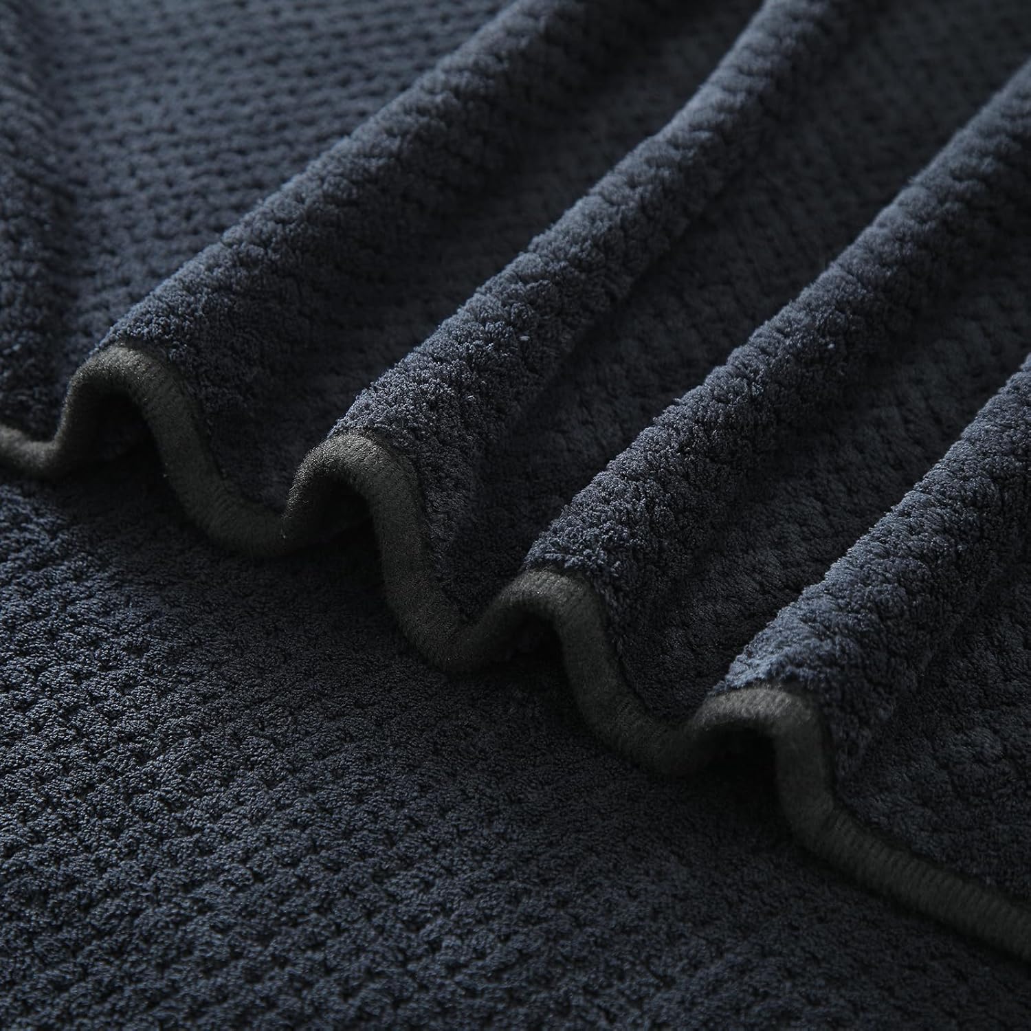 Feyocn 8 Pack Towel Set Gray Oversized Bath Towels