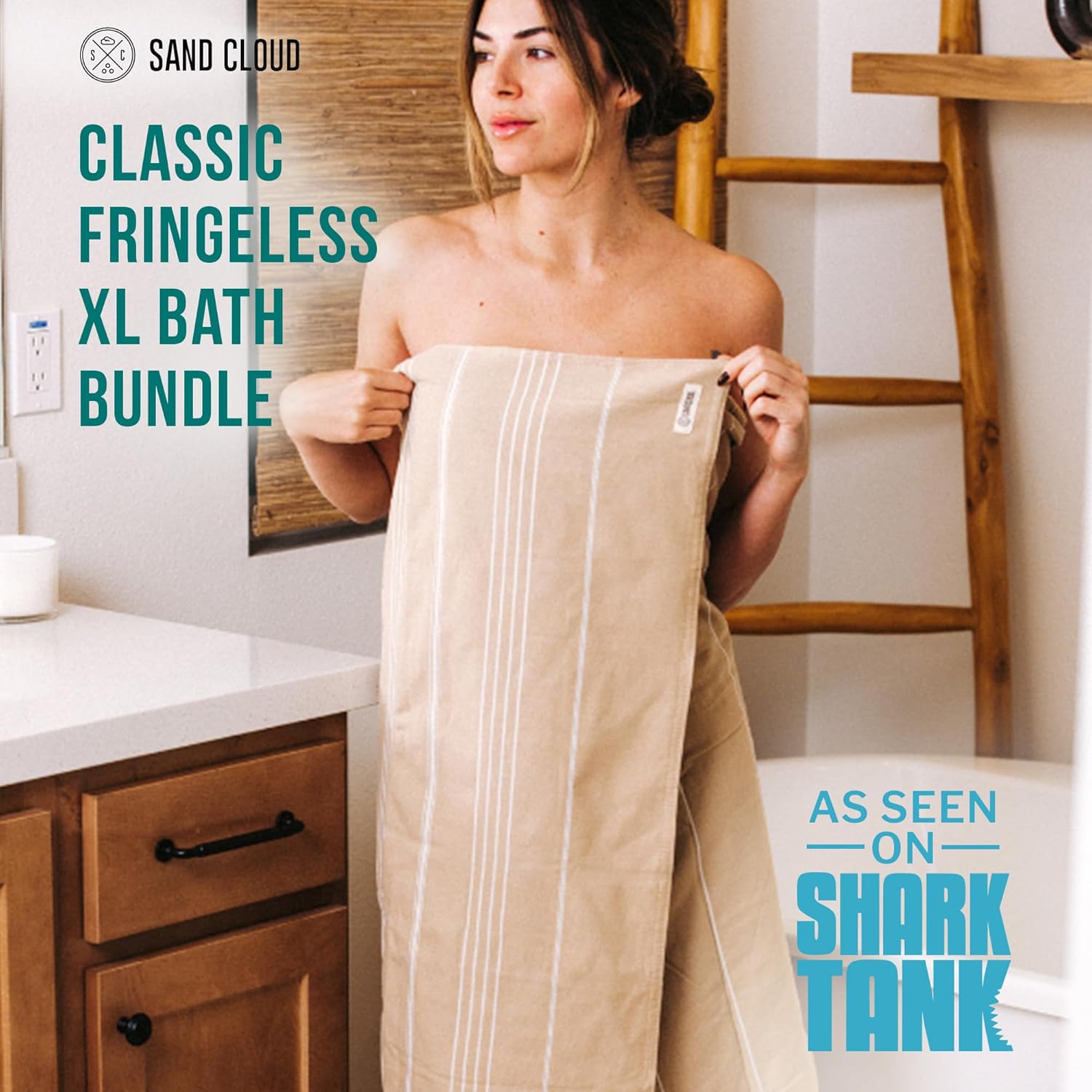 Sand Cloud Classic Fringeless XL Bath Bundle 4 Pack 1