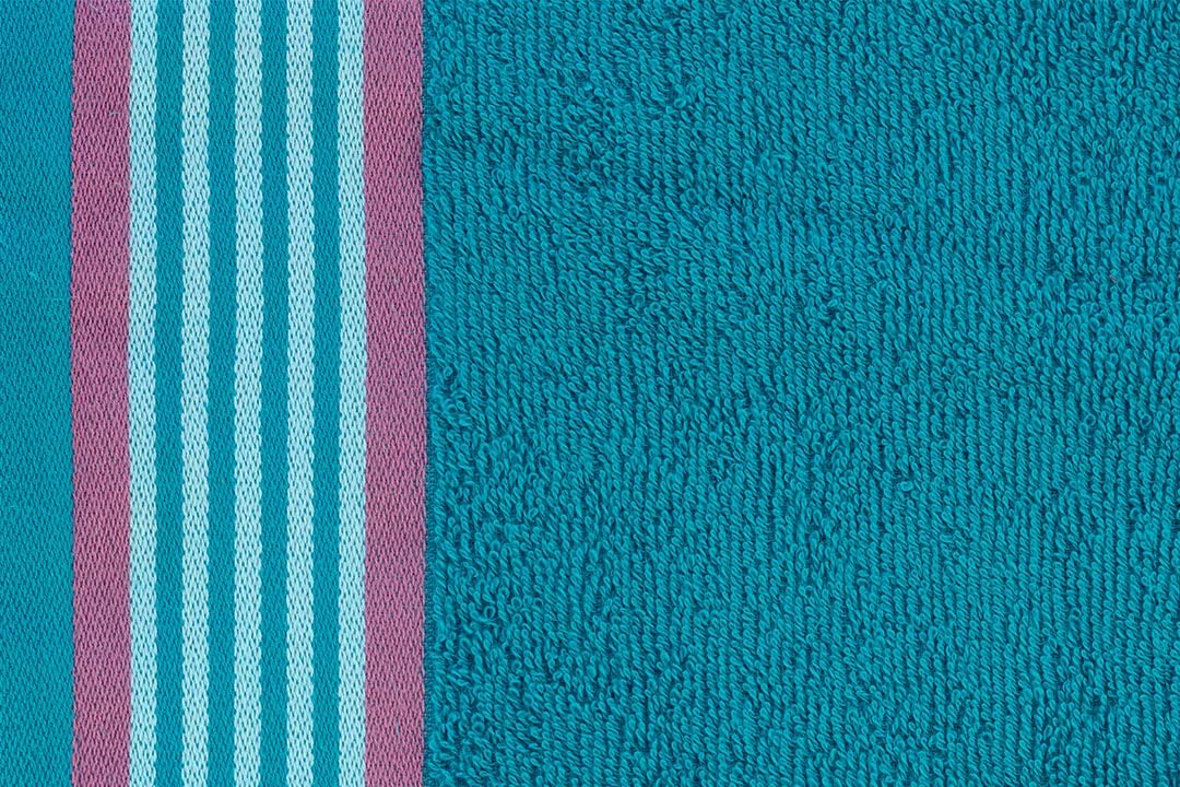 CASA COPENHAGEN He She 6 Piece Towel Set - Teal Pink