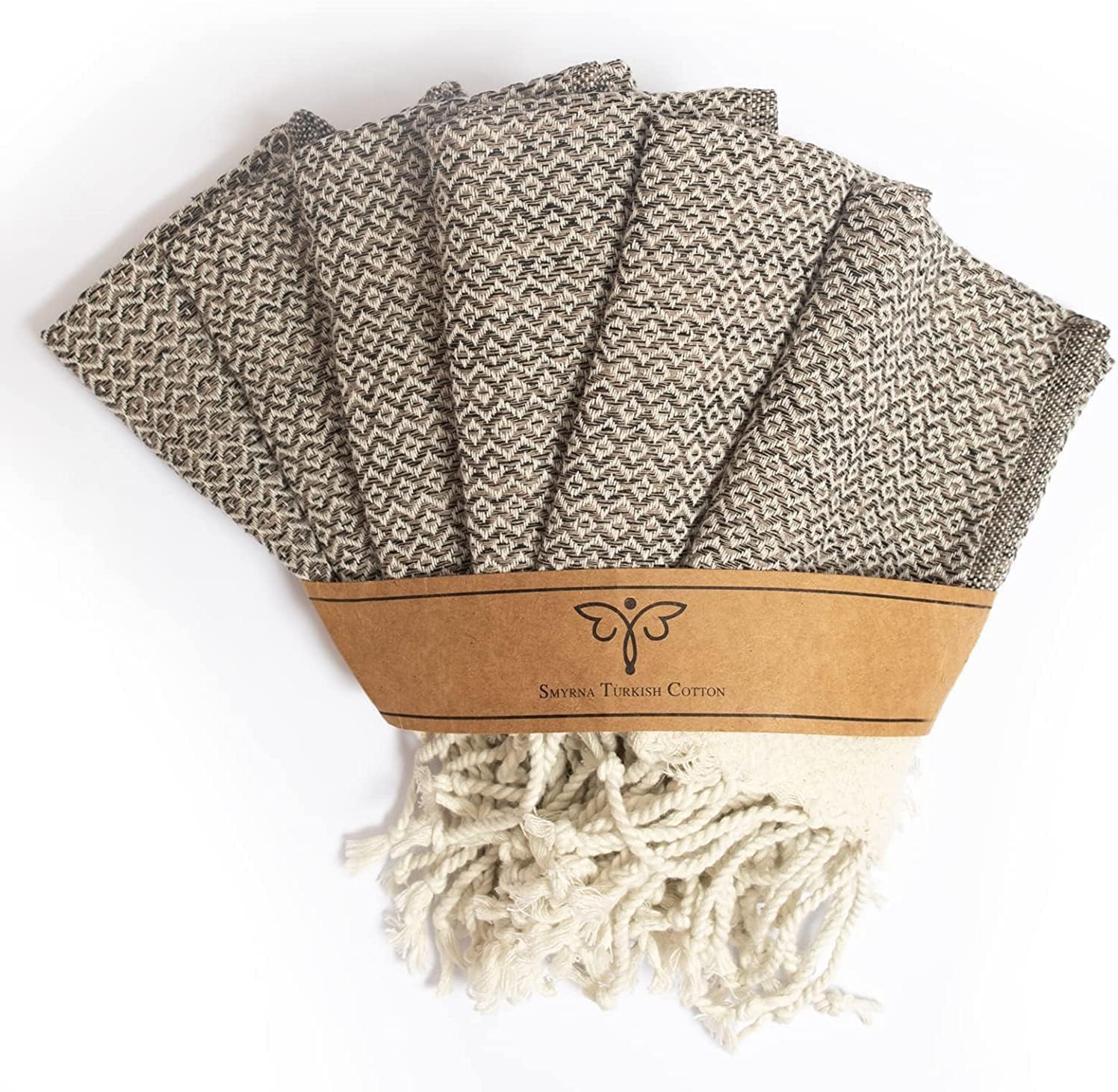 Smyrna Turkish Cotton Wash Cloths Pack of 6 12x17