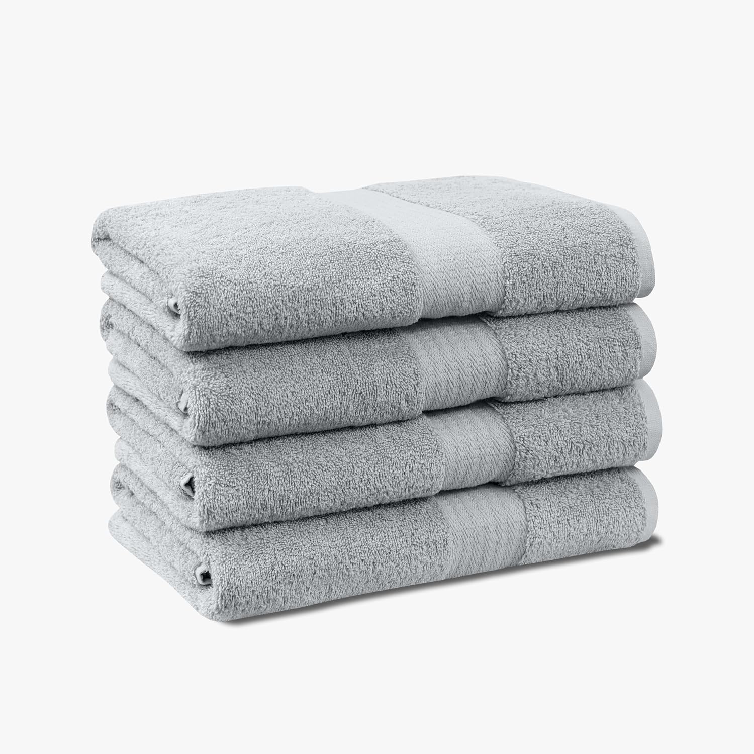 1888 Mills 4 Pack Bath Towel Set Grey