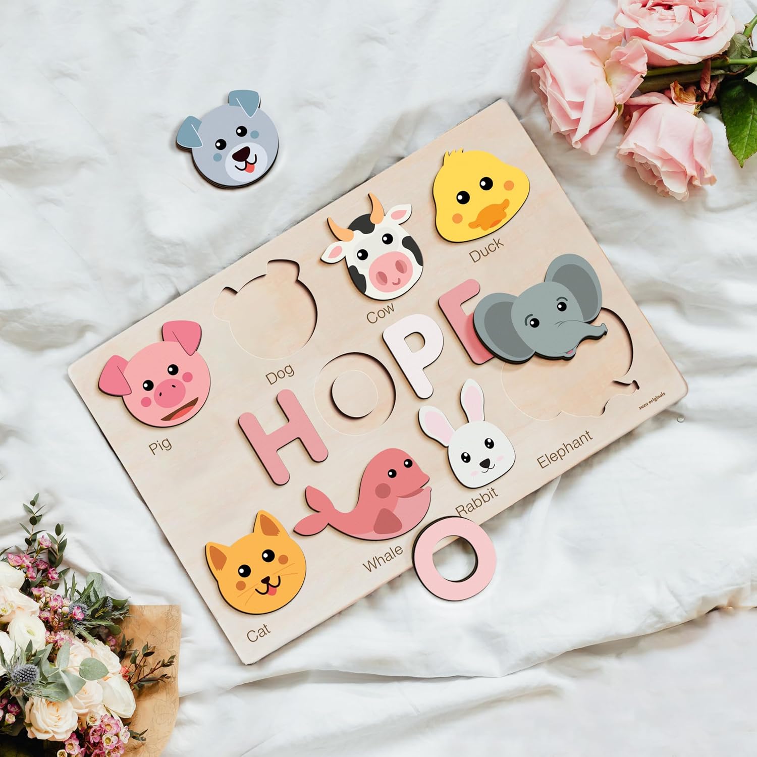Zuzu Puzzle Personalized Name Puzzle for Toddlers