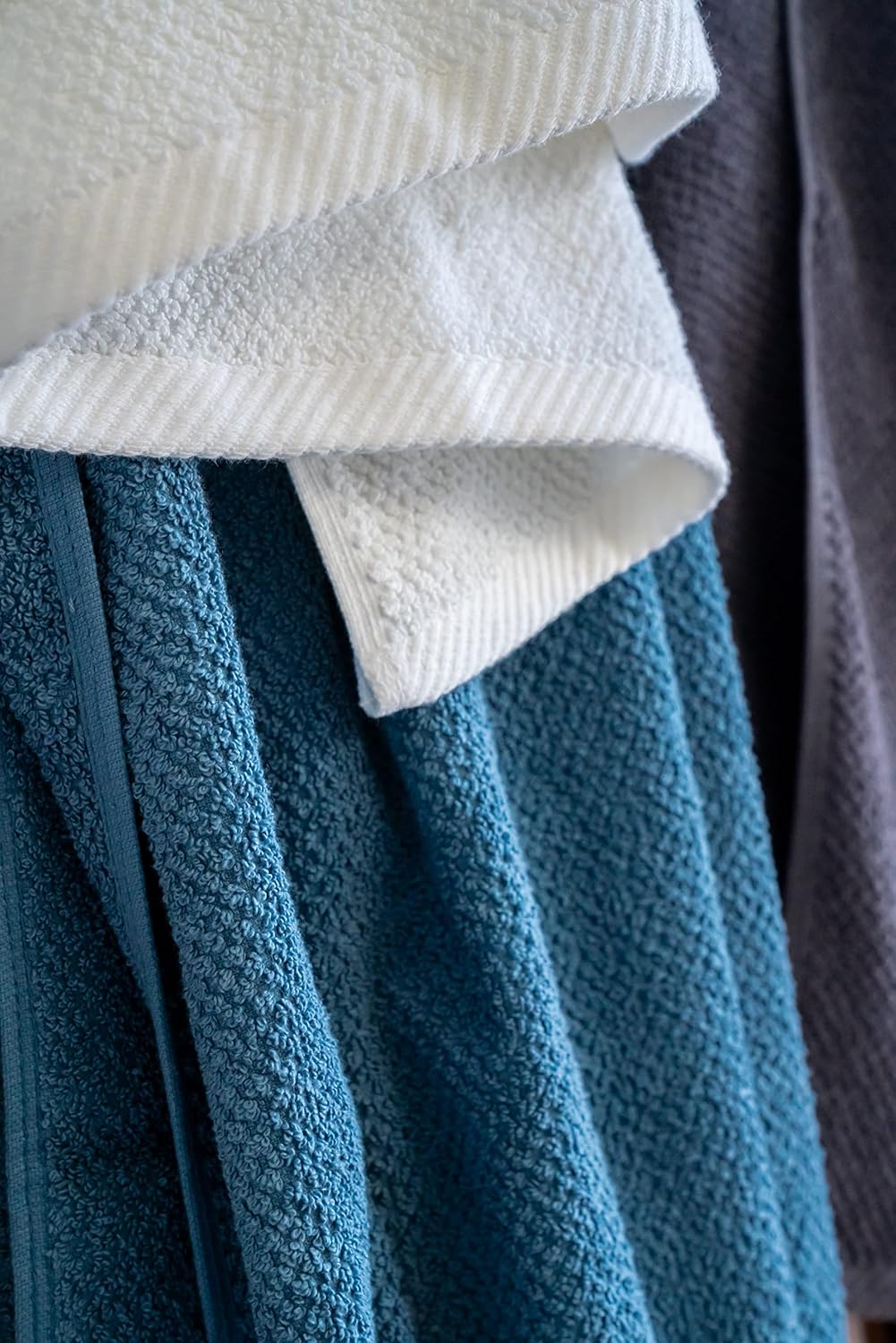Simpli-Magic 79448 Popcorn Textured Bath Towels 4 Pack
