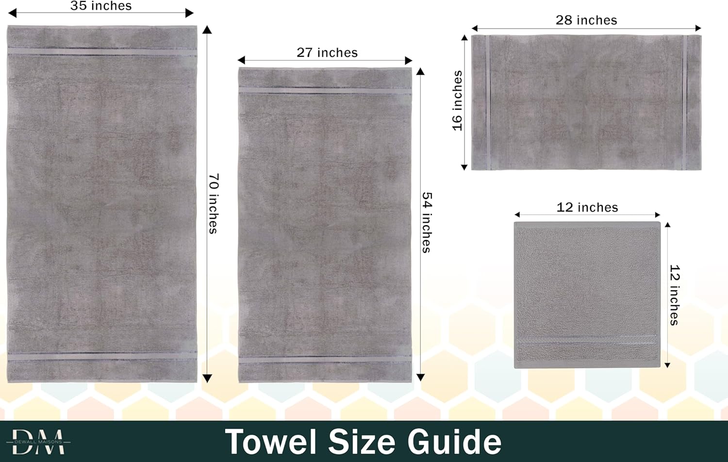 Chic Light Grey 2-Piece Bath Sheet Set - Premium Cotton Towels