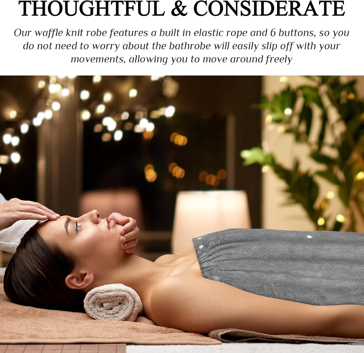 Tigeen 4 Pcs Spa Wrap Towel for Women