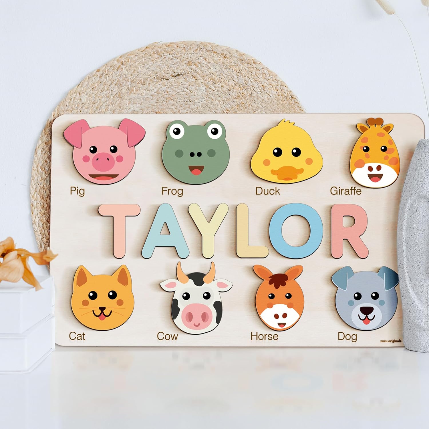 Zuzu Puzzle Personalized Name Puzzle for Toddlers