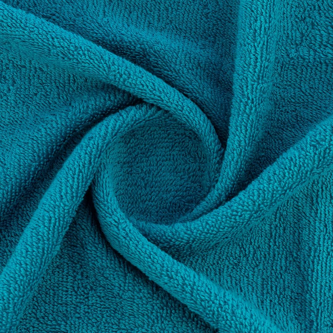 CASA COPENHAGEN He She 6 Piece Towel Set - Teal Pink